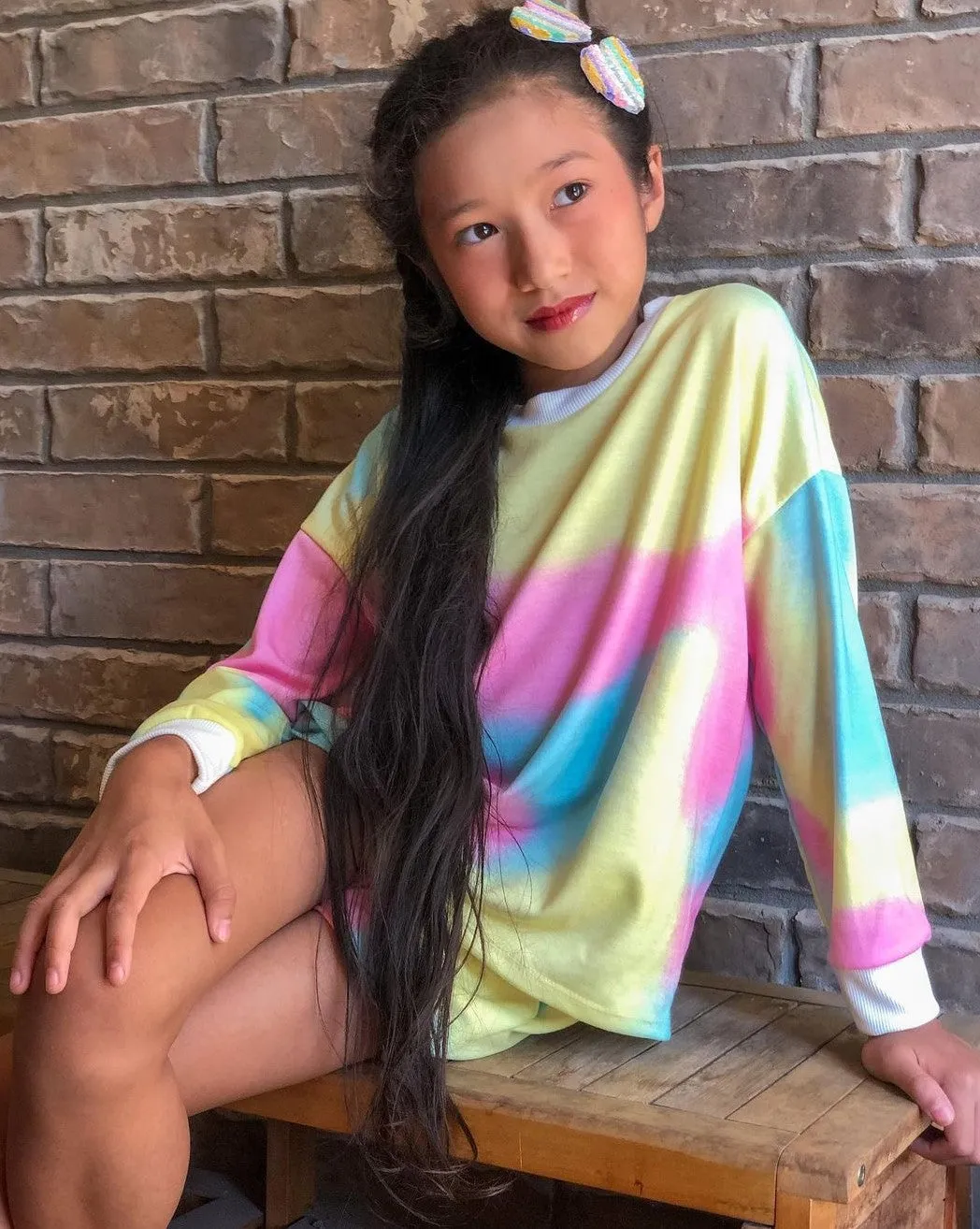 12PM By Mon Ami - Multi Color Short Set