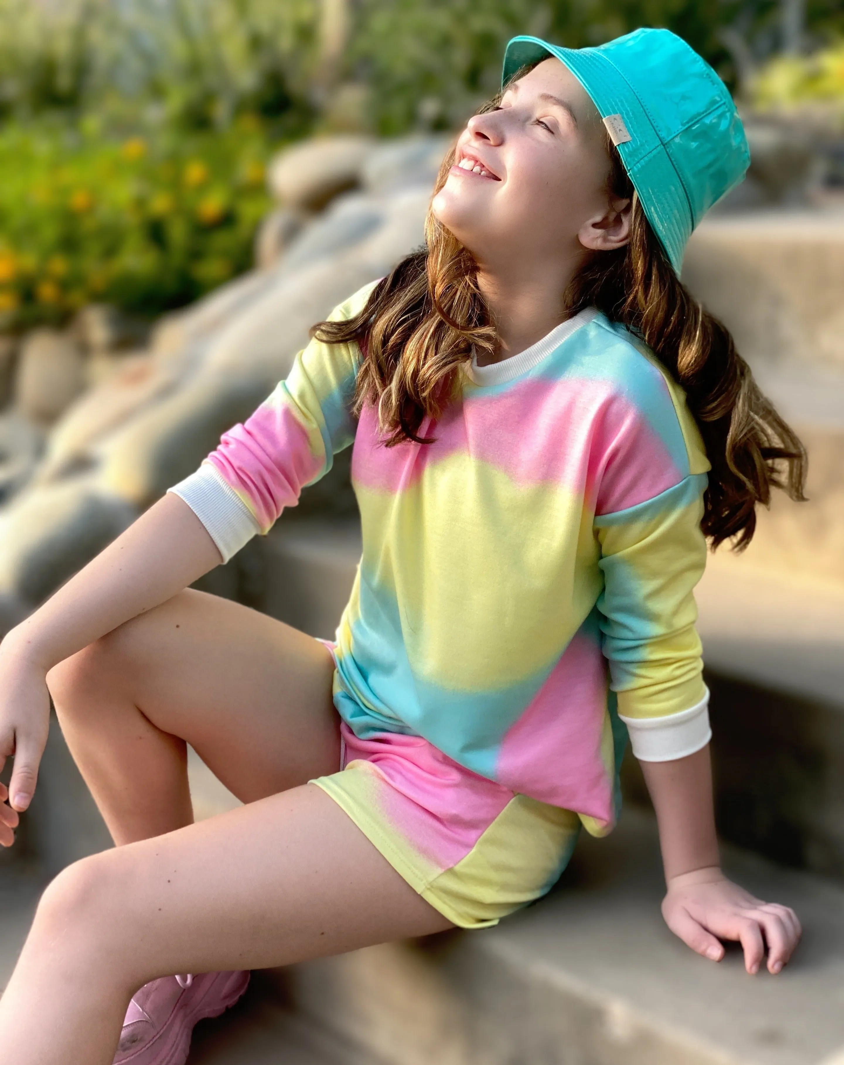 12PM By Mon Ami - Multi Color Short Set