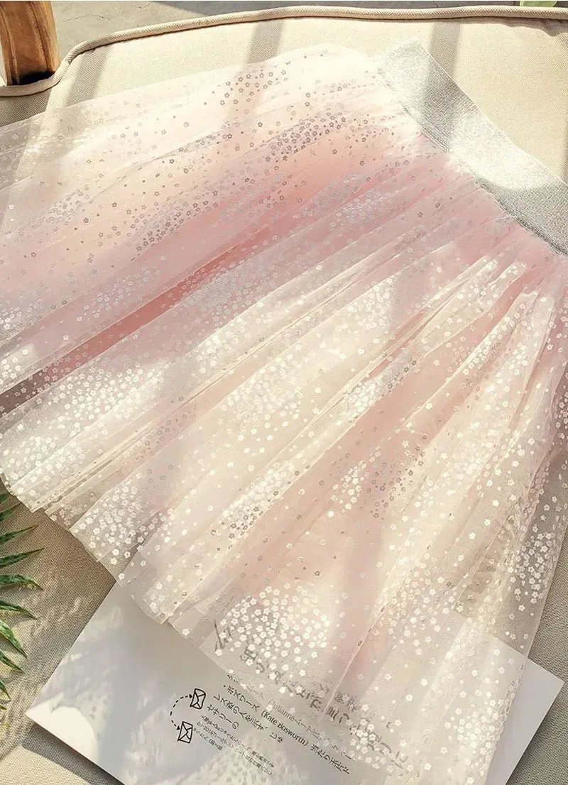 Baby Girls TuTu Skirts Kids Fluffy Ball Gown Pettiskirts Full Stars Skirt Toddler Princess Dance Party Skirt Christmas Wear