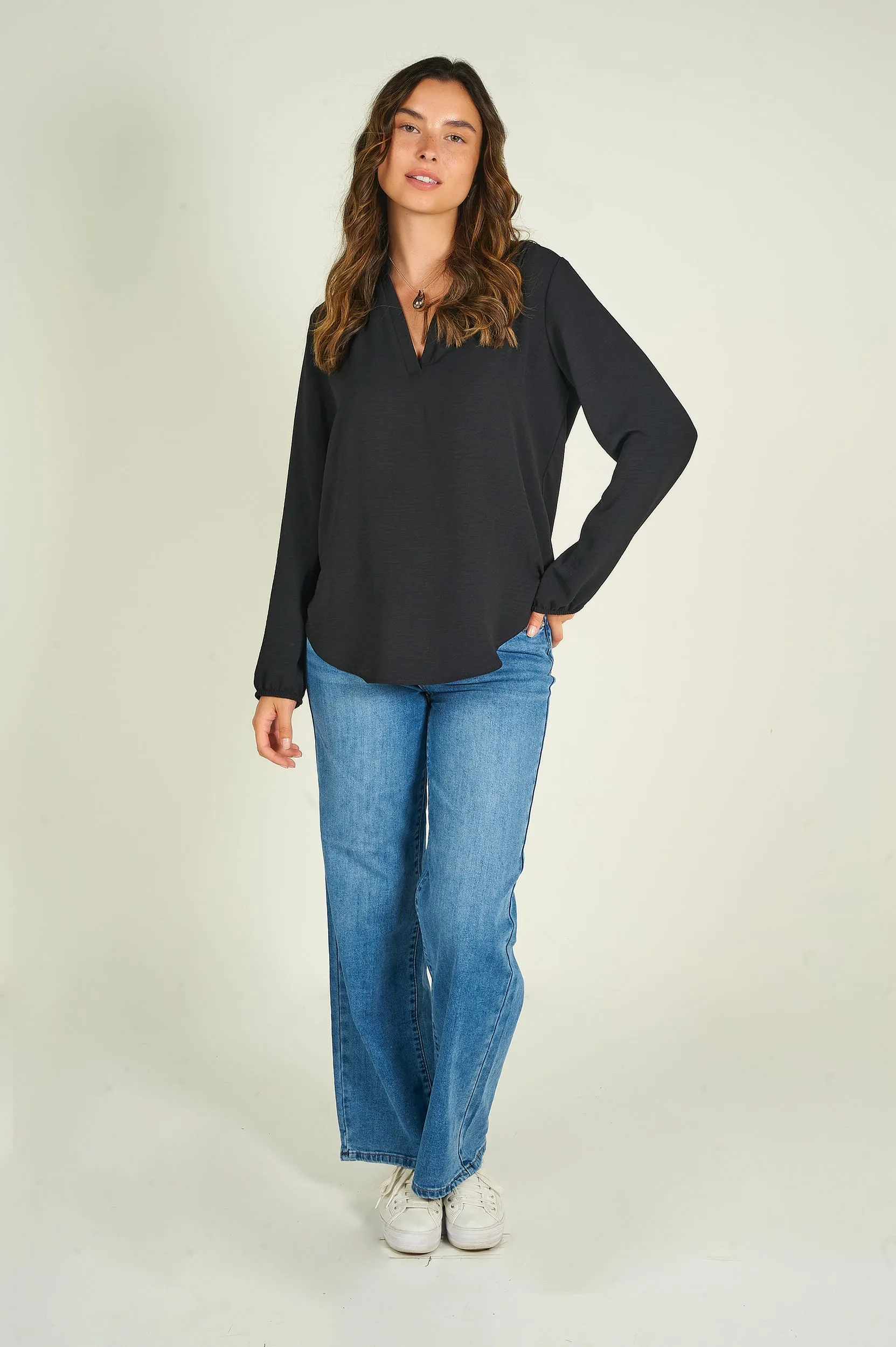 Blouse à manches longues - ARISTA - (R-A9)
