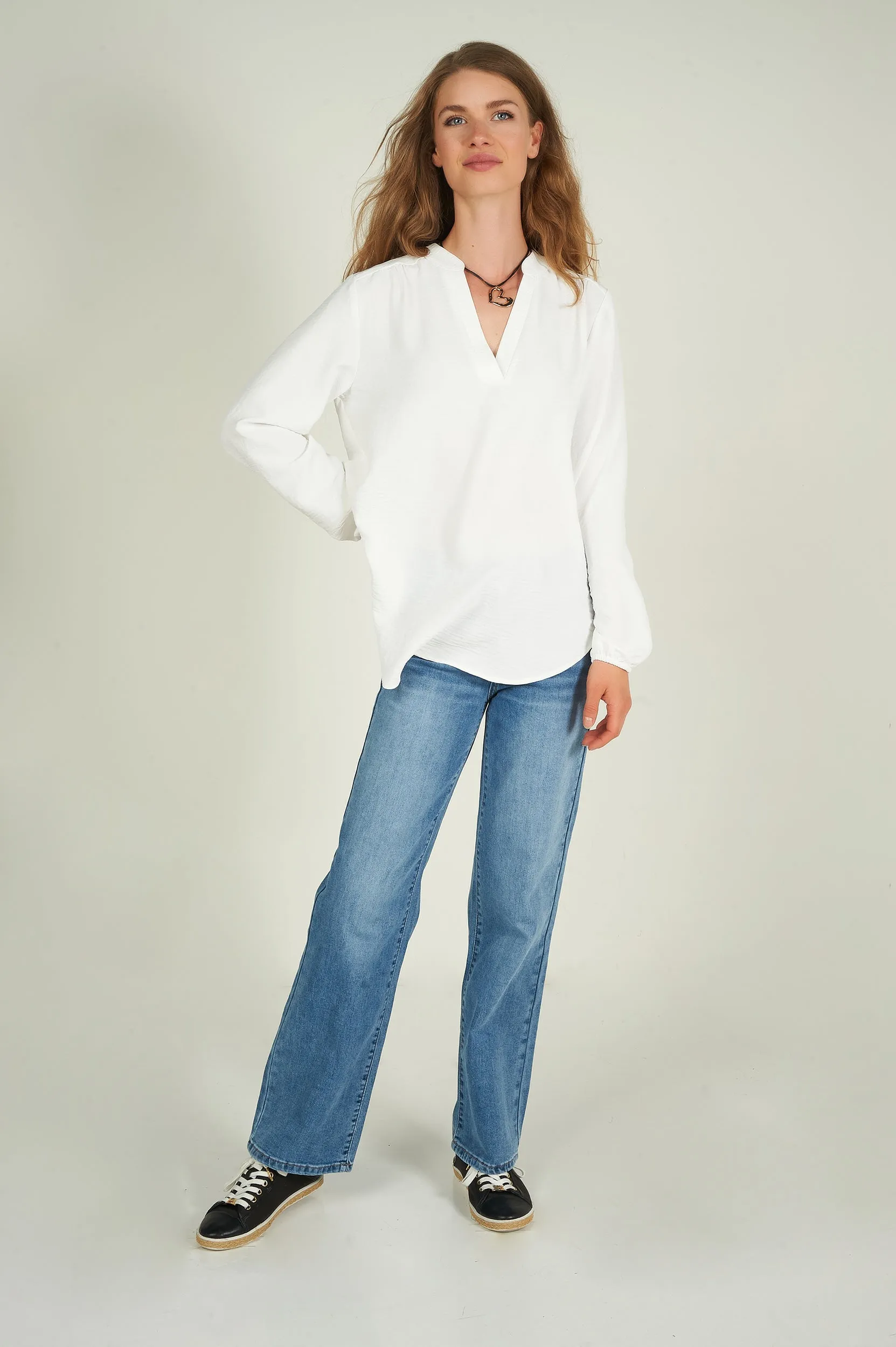 Blouse à manches longues - ARISTA - (R-A9)