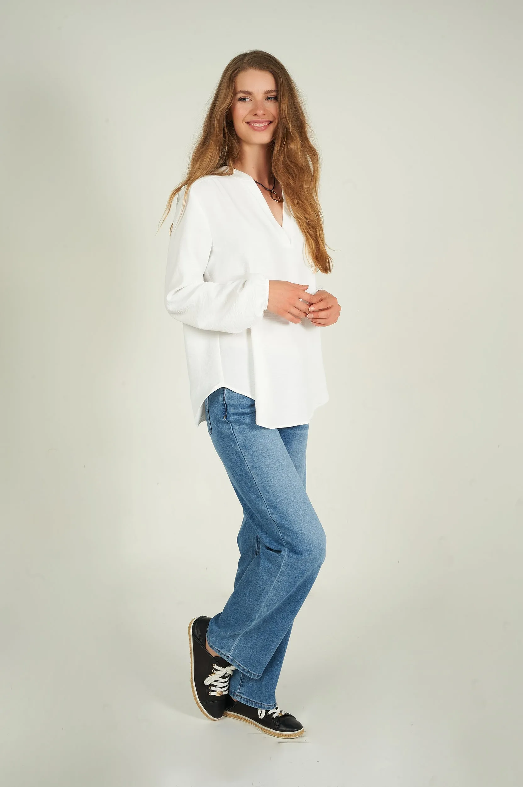 Blouse à manches longues - ARISTA - (R-A9)