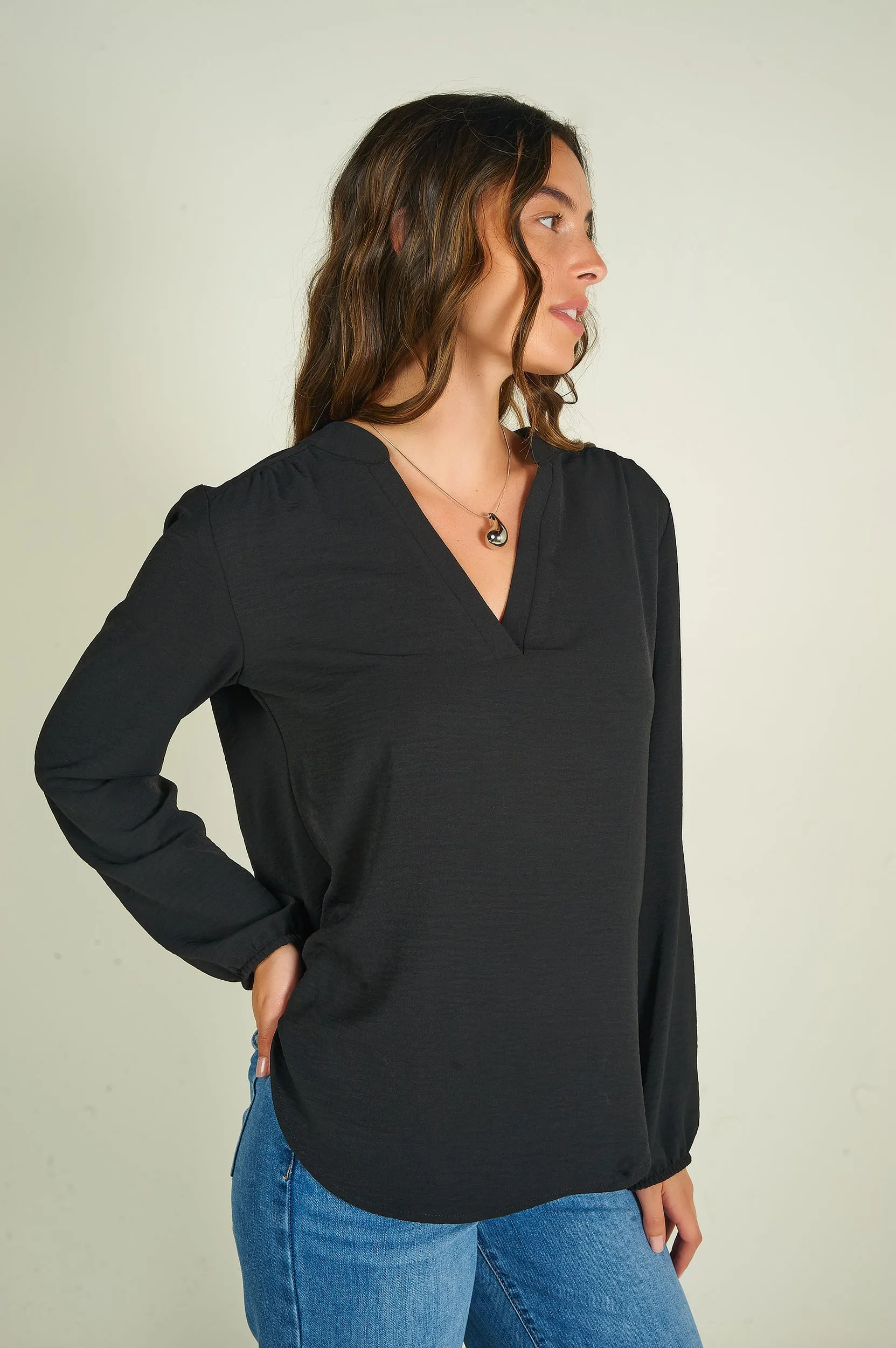 Blouse à manches longues - ARISTA - (R-A9)