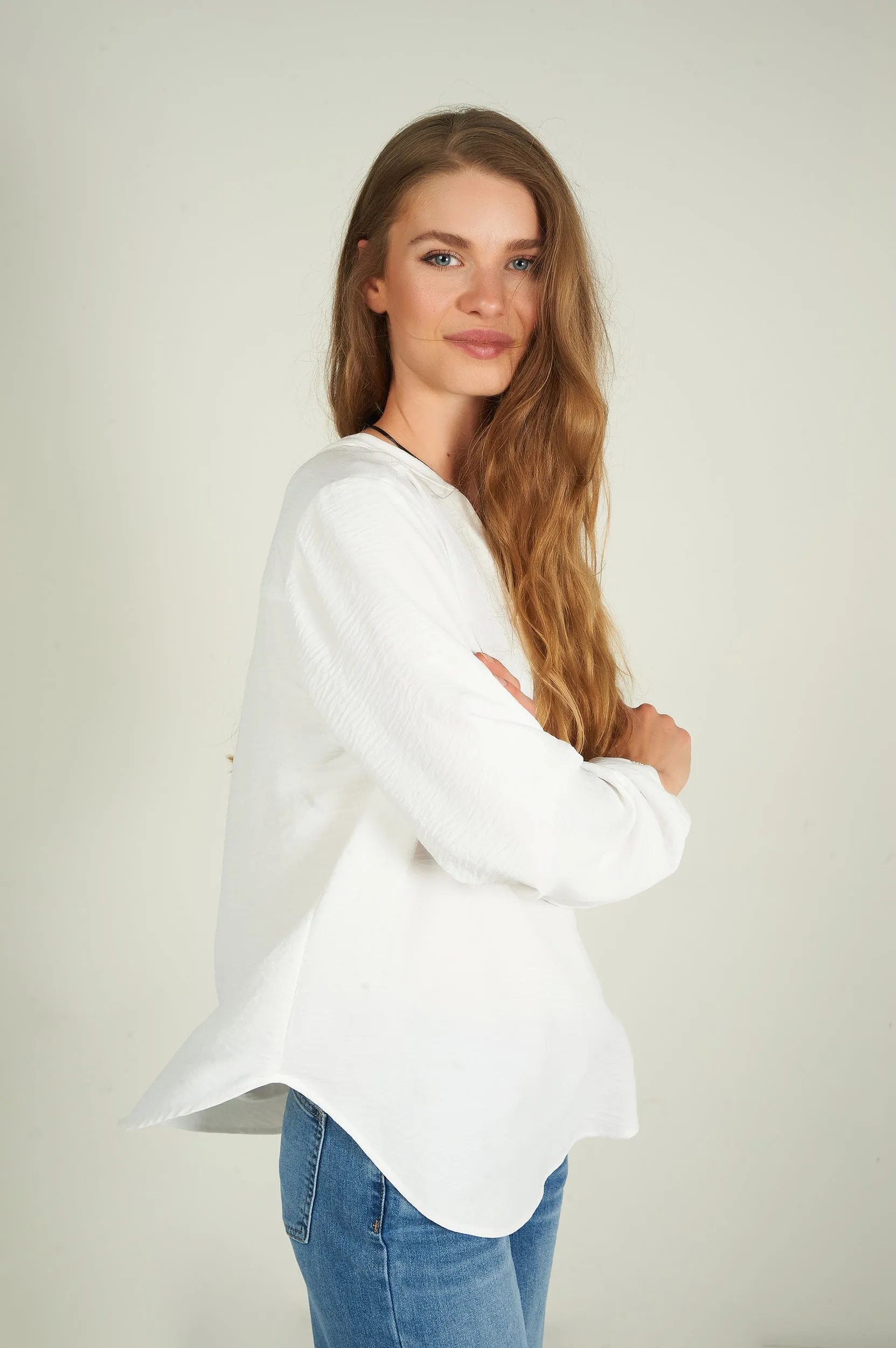 Blouse à manches longues - ARISTA - (R-A9)