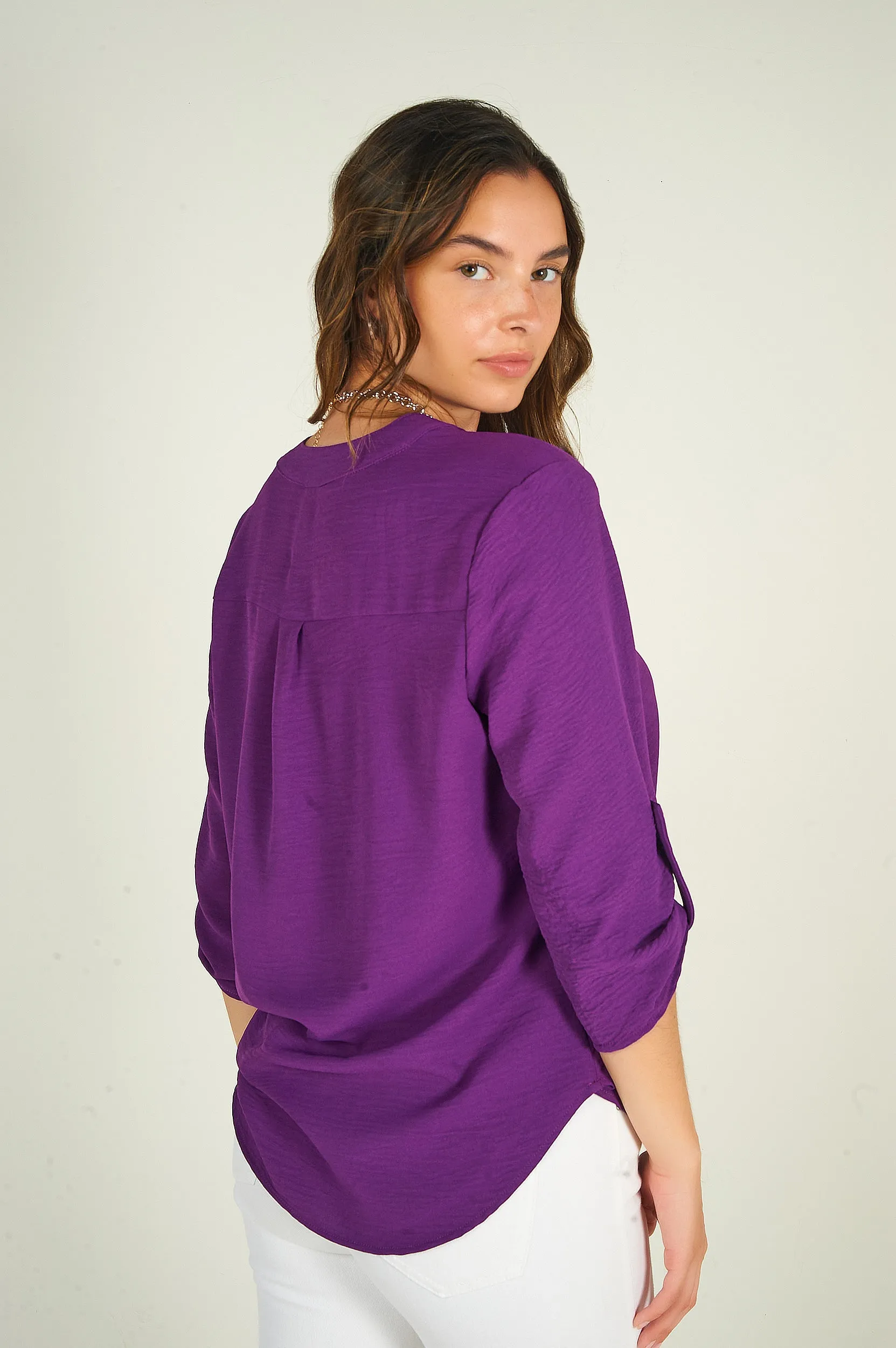 Blouse à manches trois-quarts - ARIS-F24- (R-B7)
