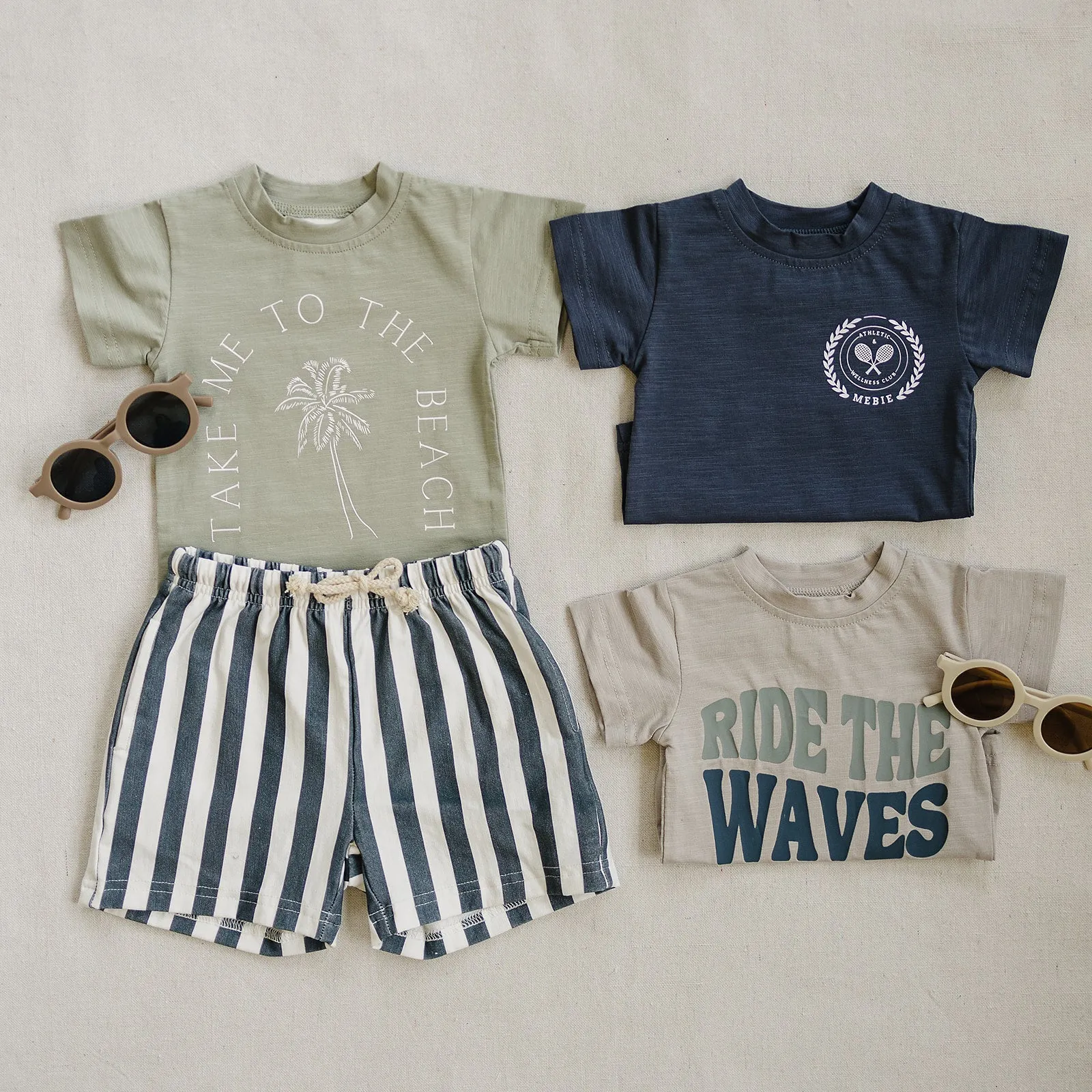 Boys Stripe Shorts