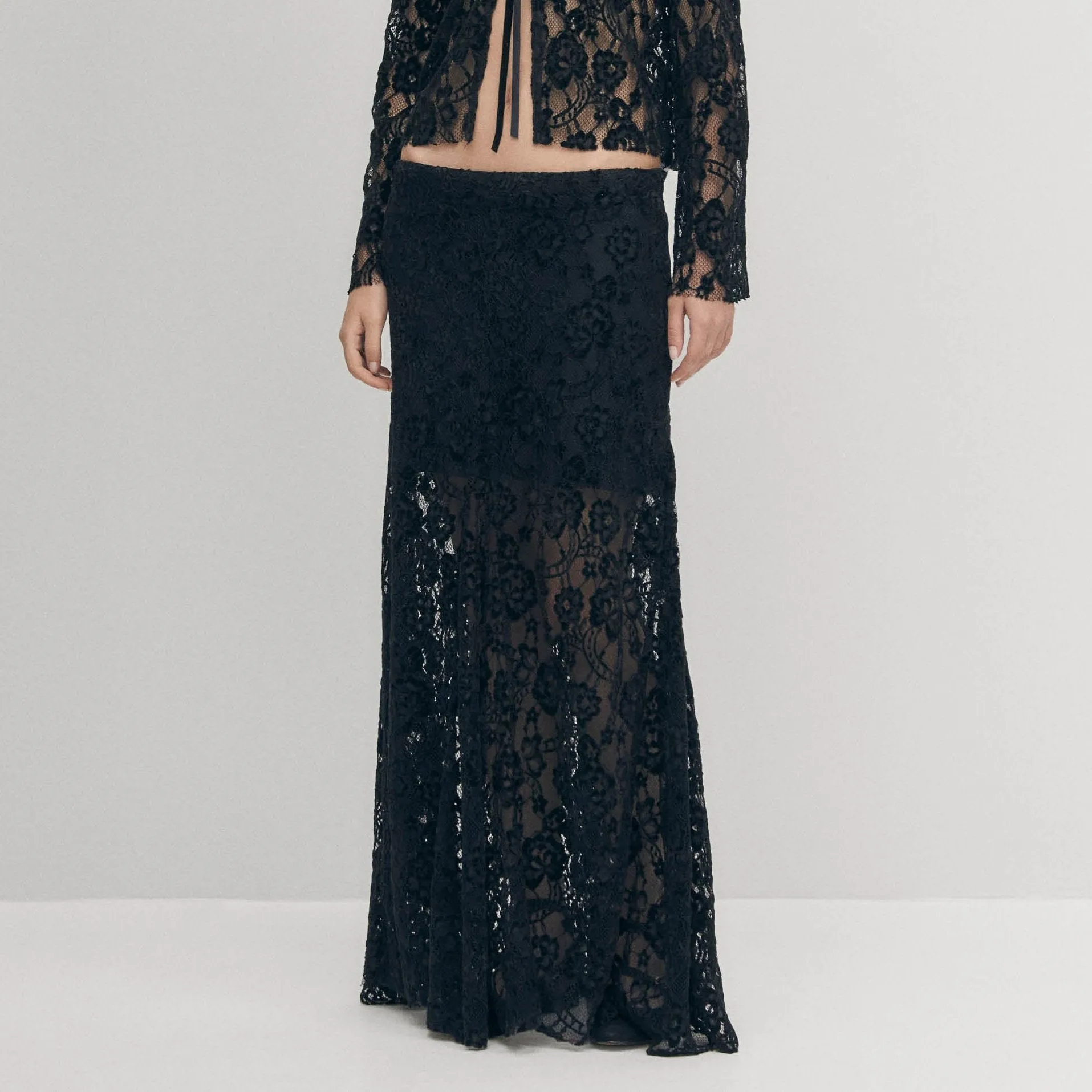 Bundi Lace Black Skirt