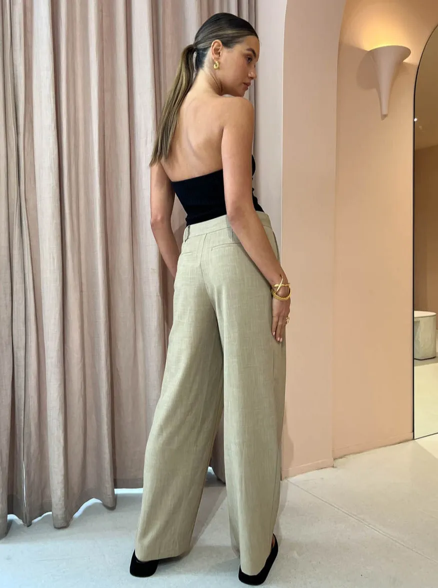 Camilla and Marc Fernando Pant in Flax