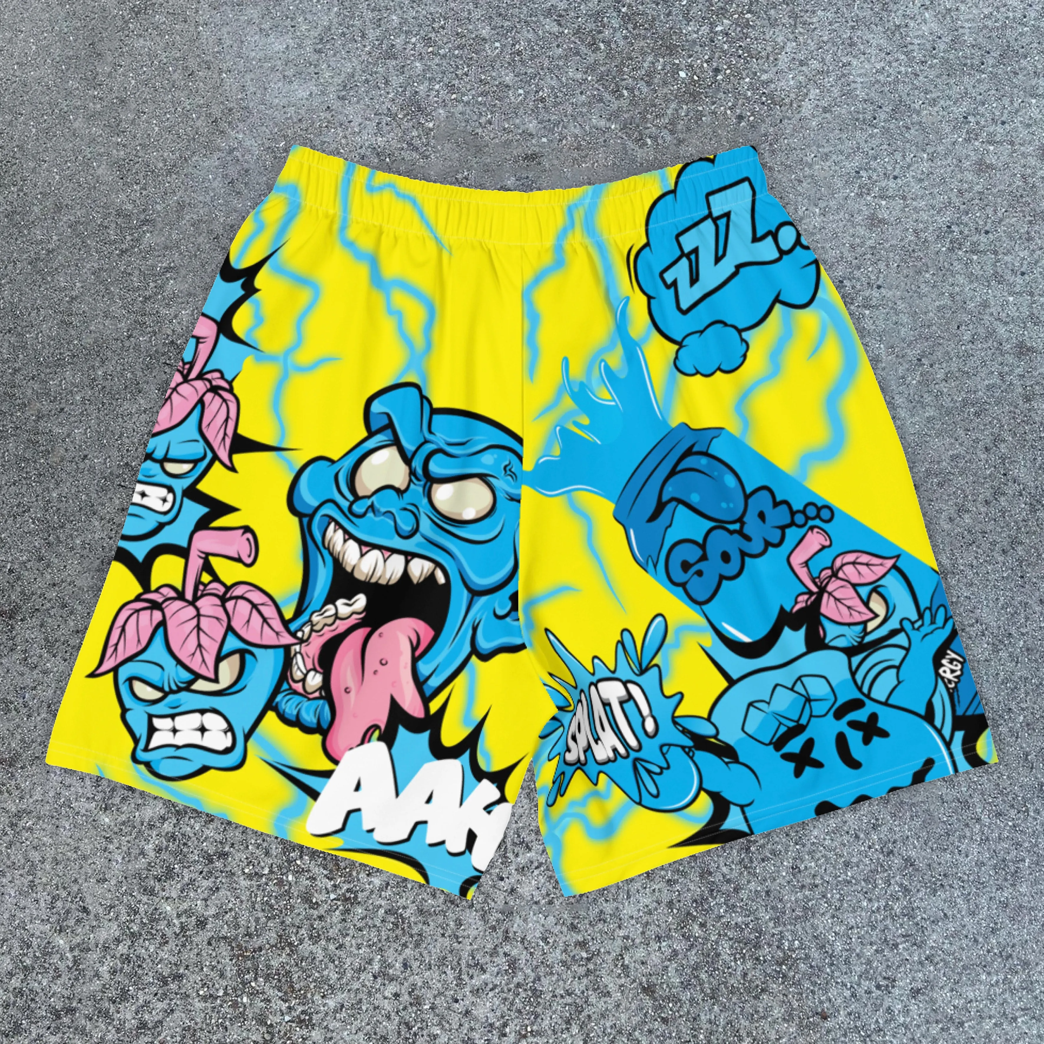 Casual retro hip hop trendy cartoon shorts