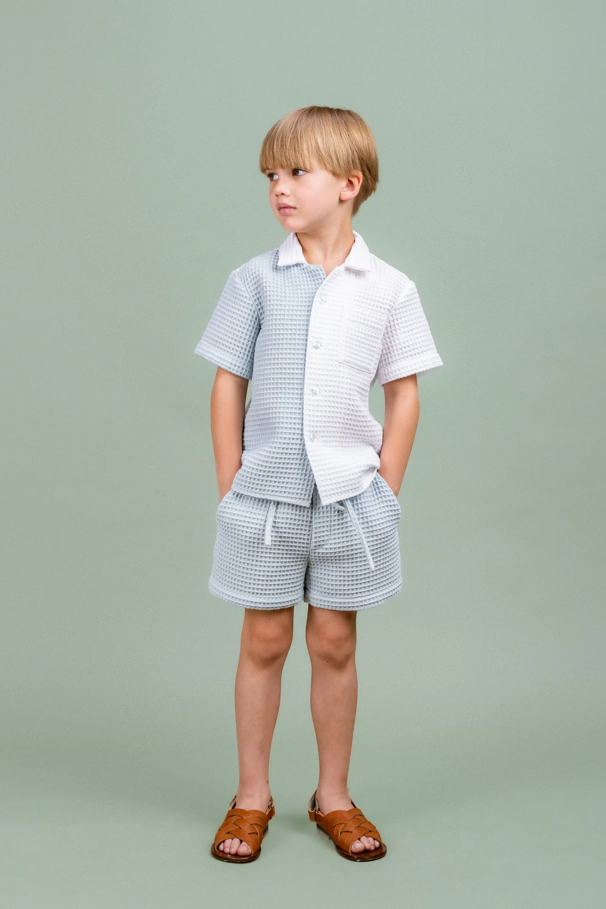 Cotton Shorts Mari, Blue