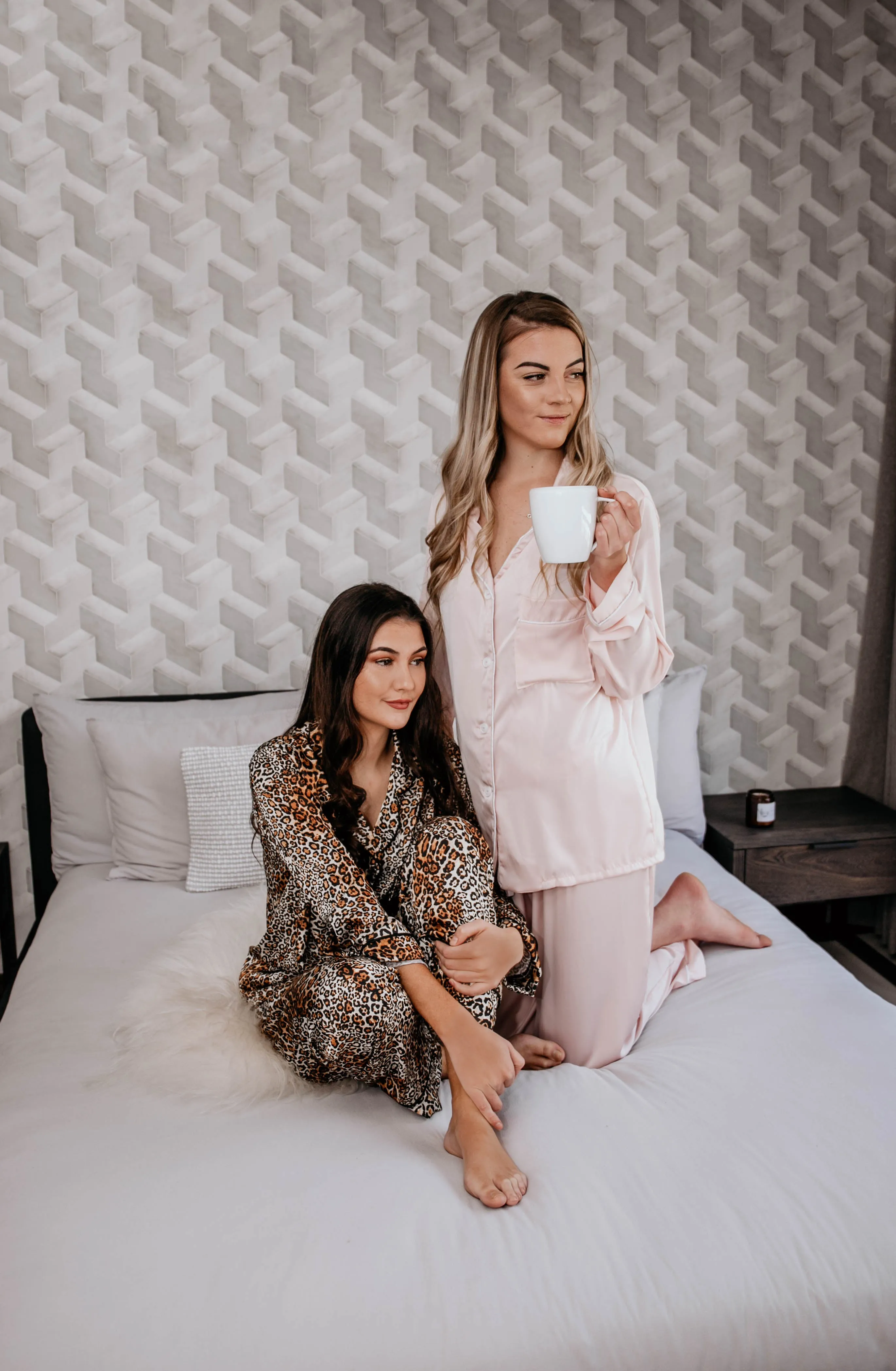 Day Dreamer Light Leopard Print Winter Set