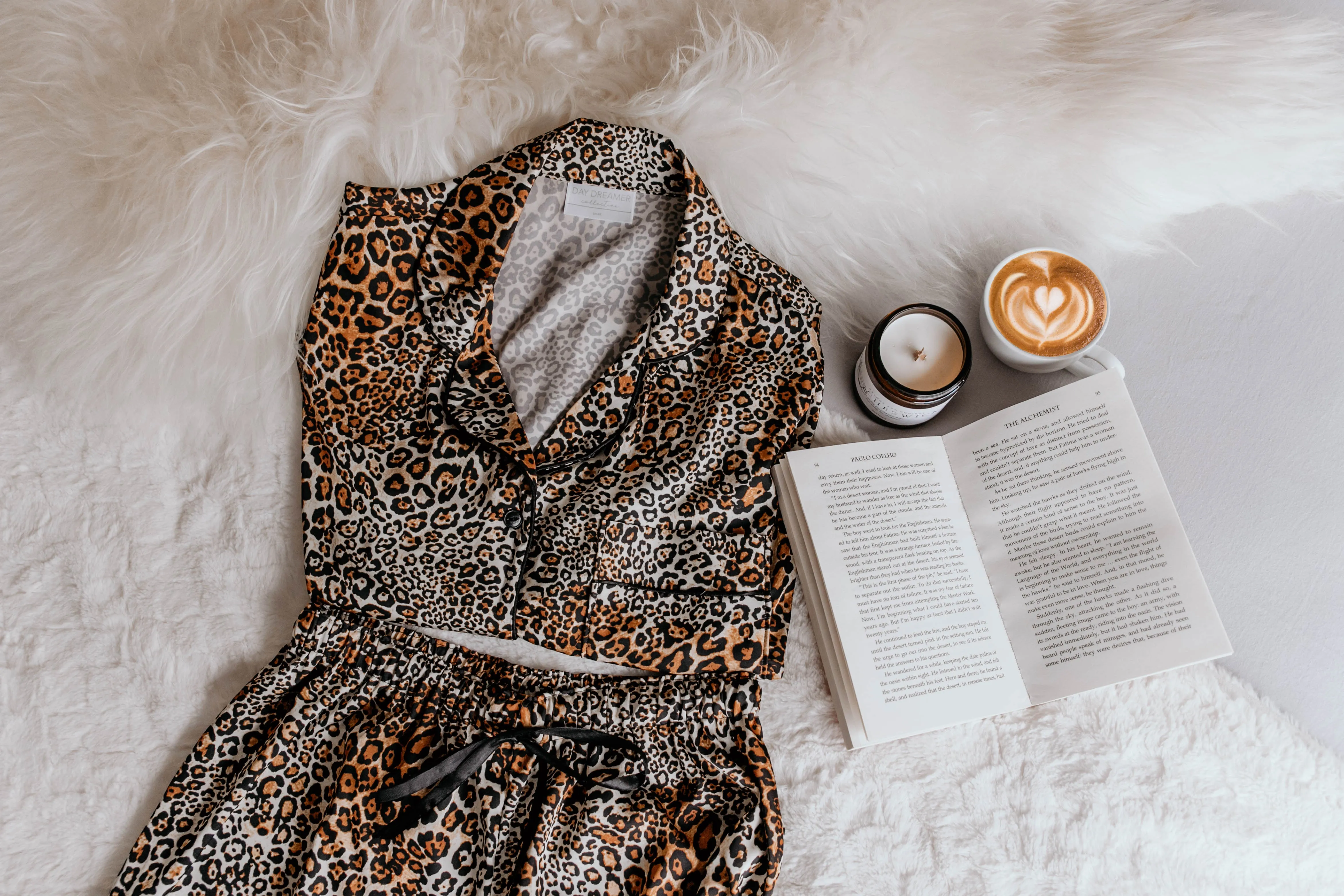 Day Dreamer Light Leopard Print Winter Set