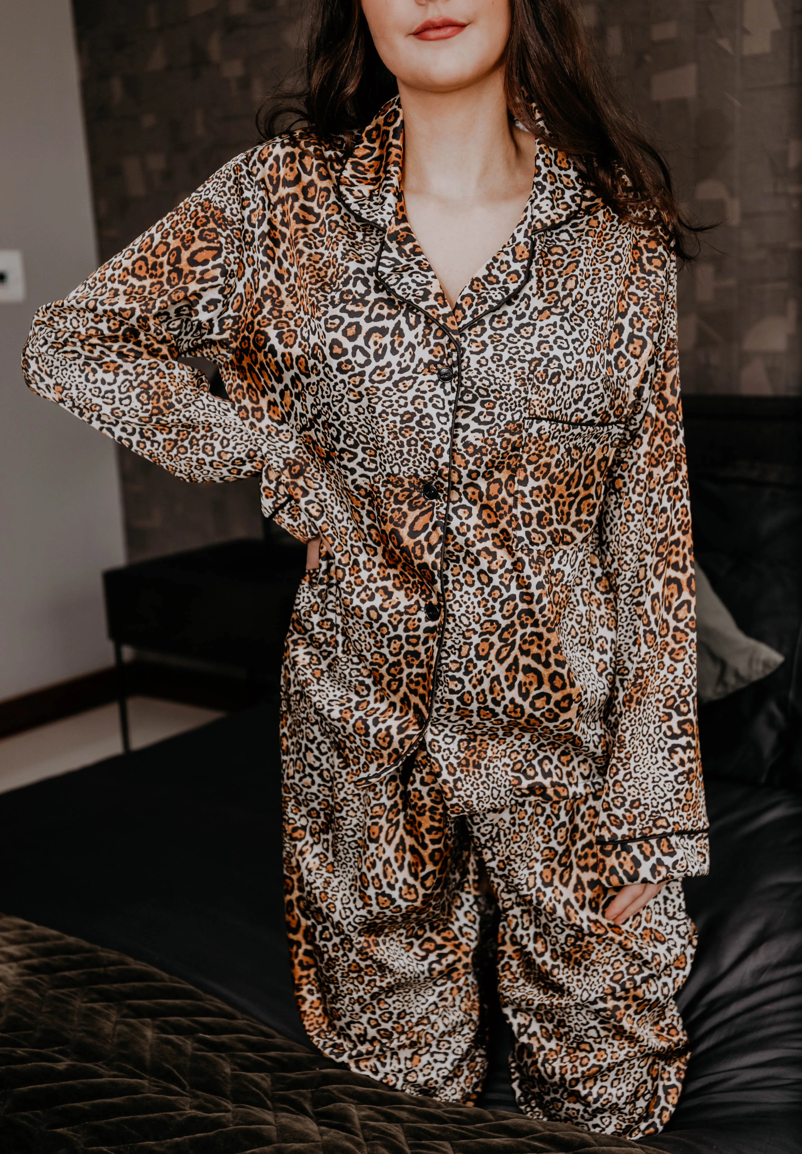 Day Dreamer Light Leopard Print Winter Set