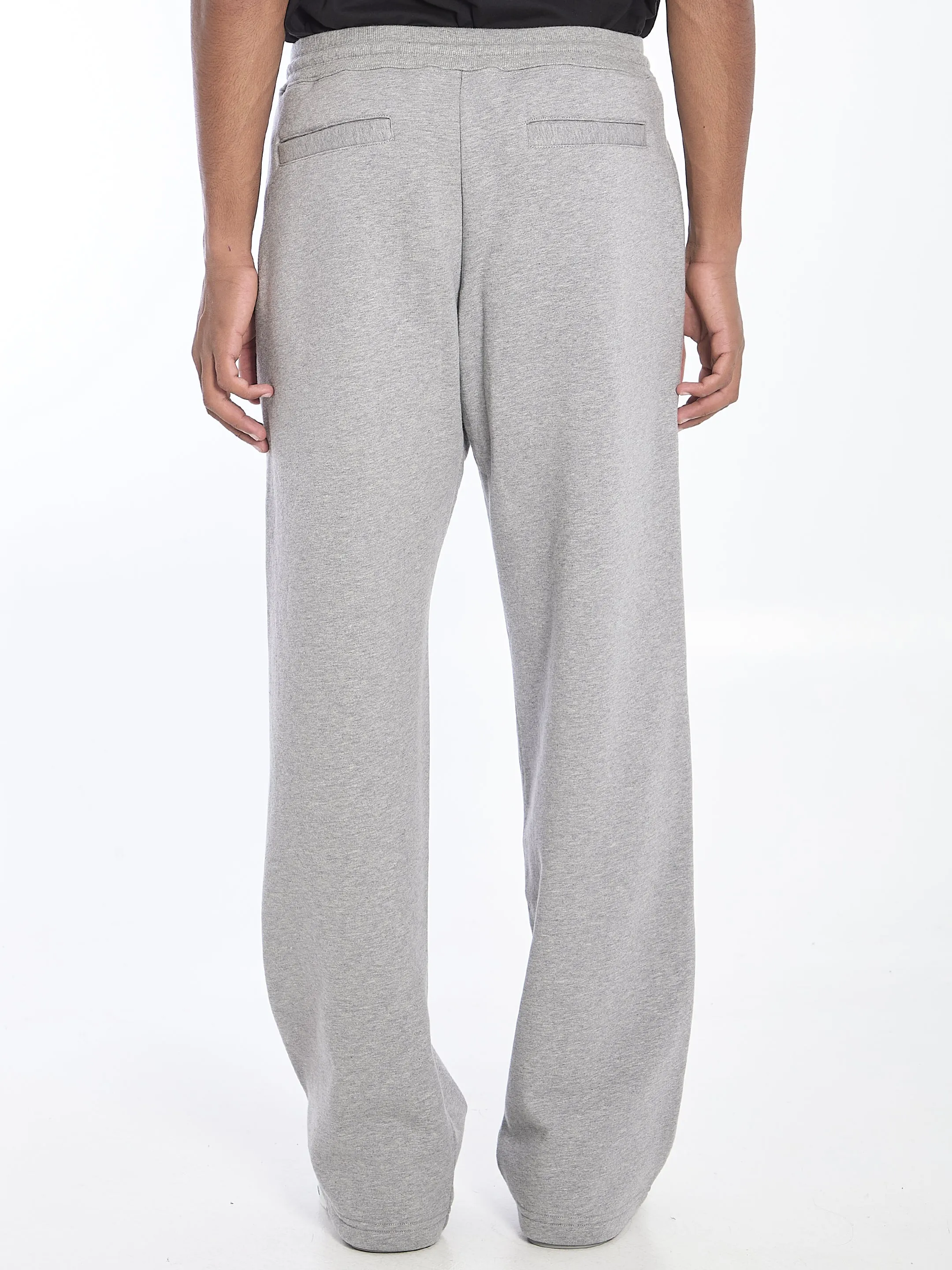 Dior Homme CD Icon Joggers In Gray Cotton
