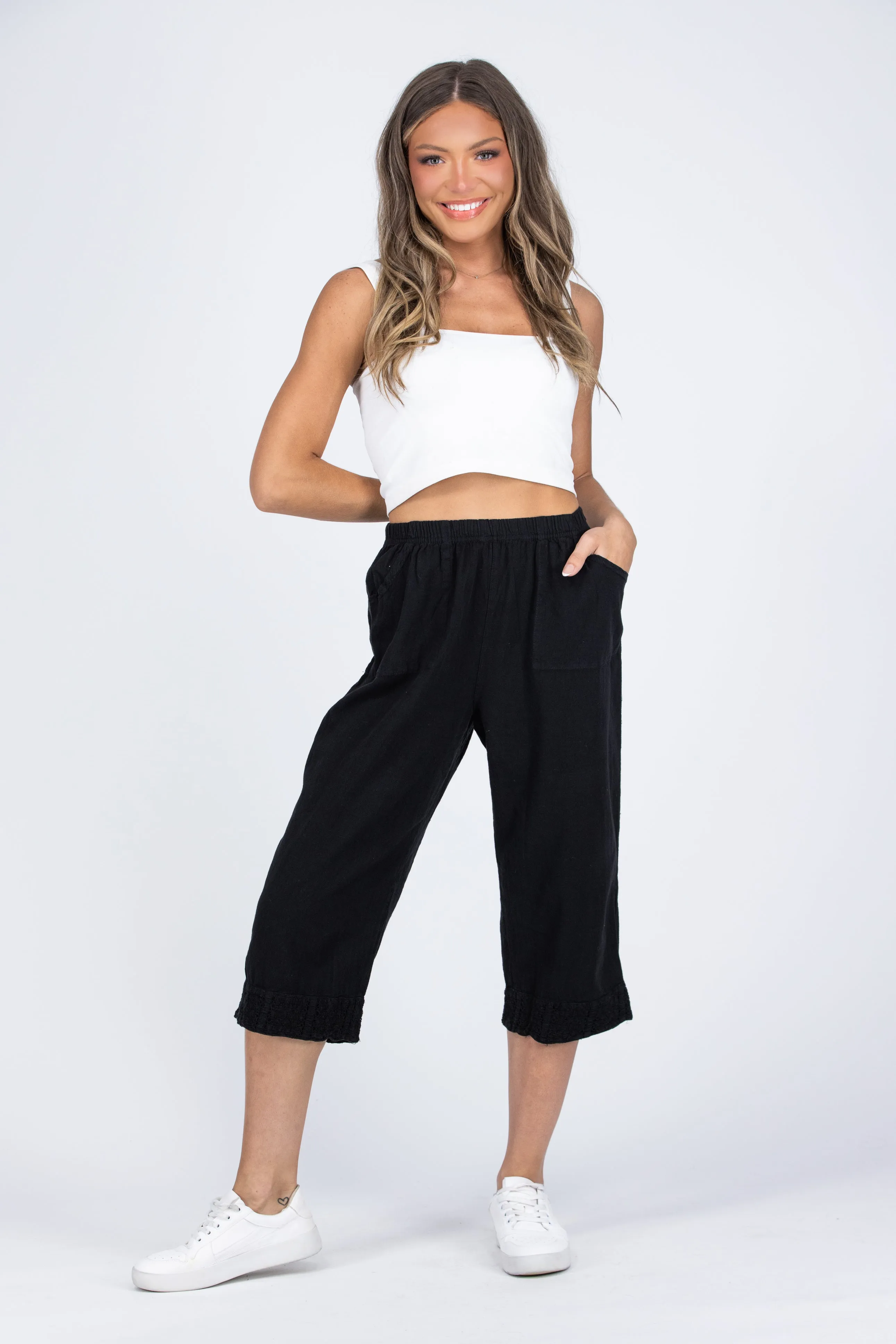 Done In Lace Capris * Final Sale*