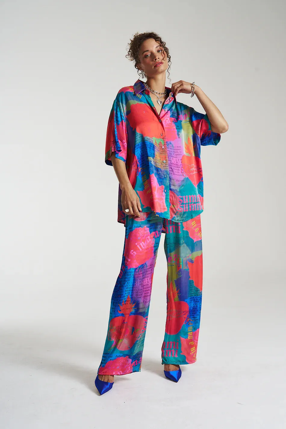 ELASTIC WAIST PANTS - O, ROMEO