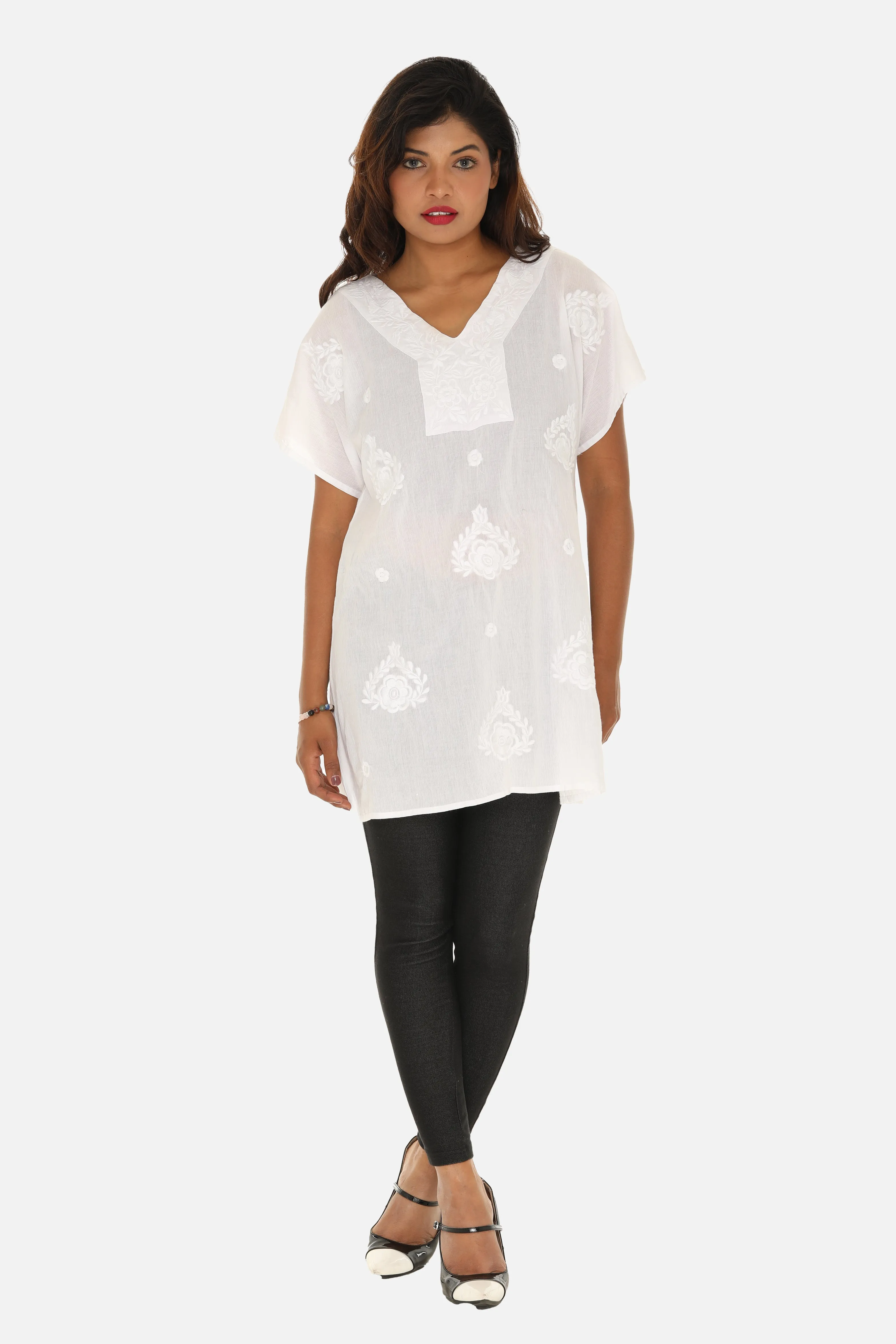 Embroidered Cotton Tunic