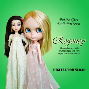Empire-waisted Regency Gowns