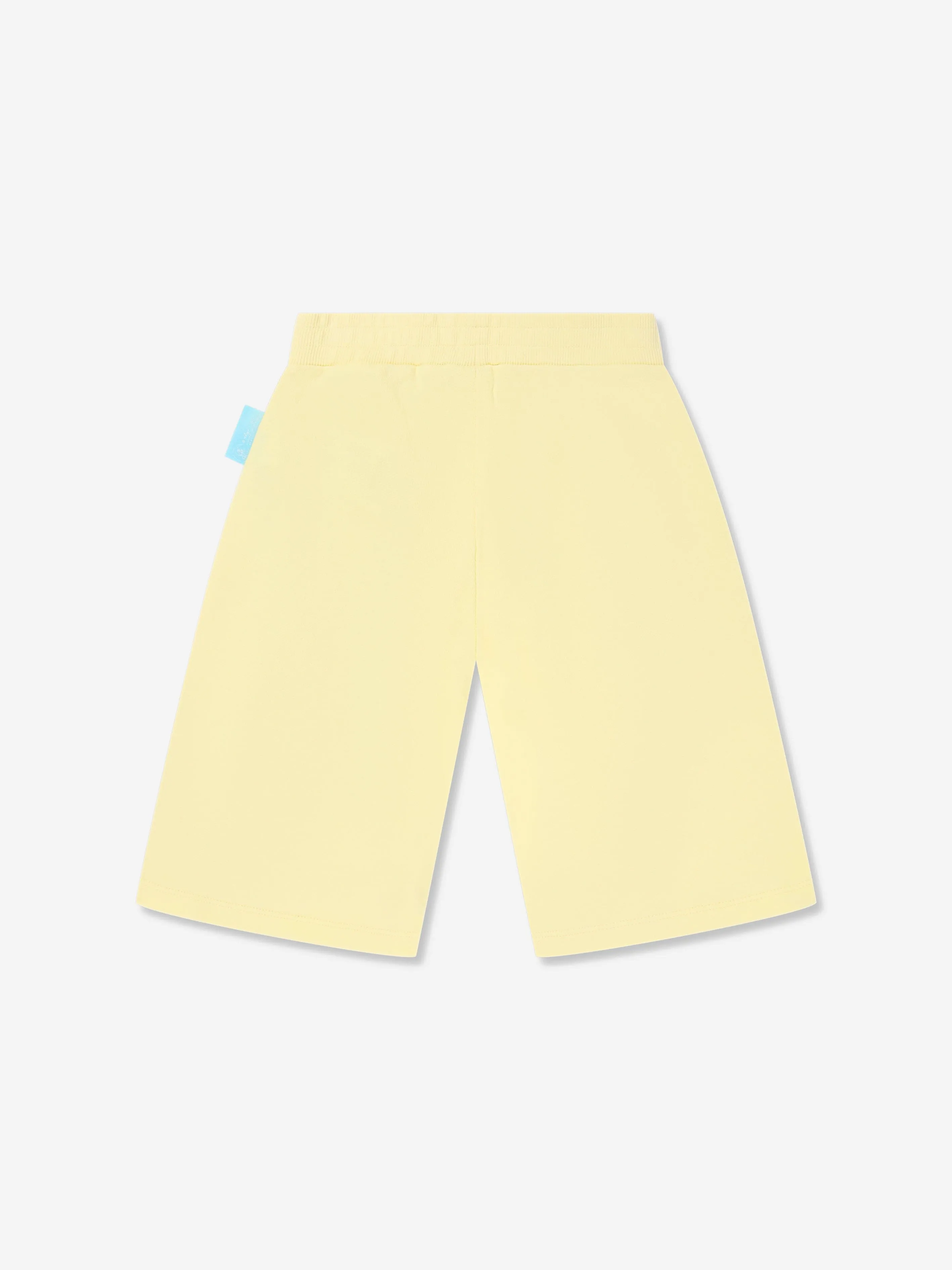 Emporio Armani Boys Smurf Logo Shorts in Yellow