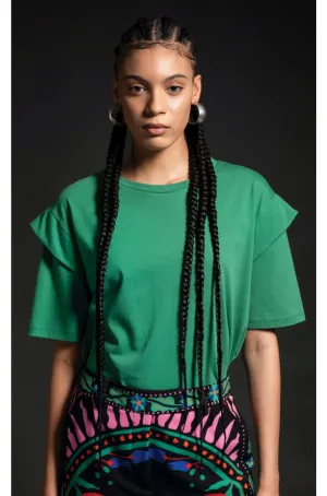 FAITH T-SHIRT - Cotton green