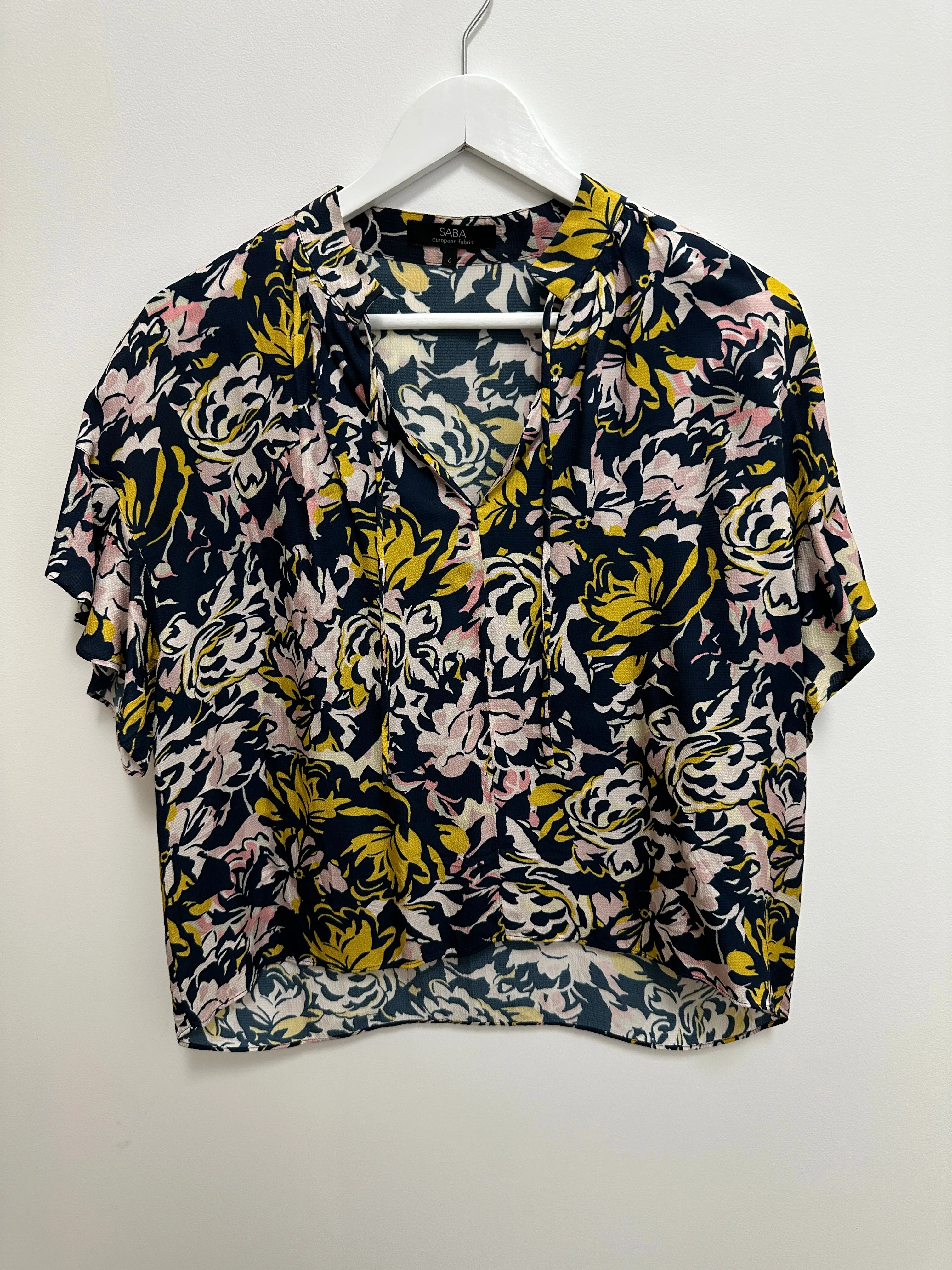Floral Short Sleeve European Shirt