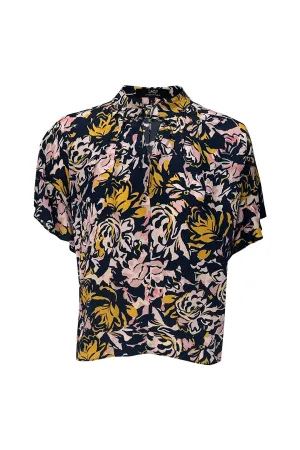 Floral Short Sleeve European Shirt
