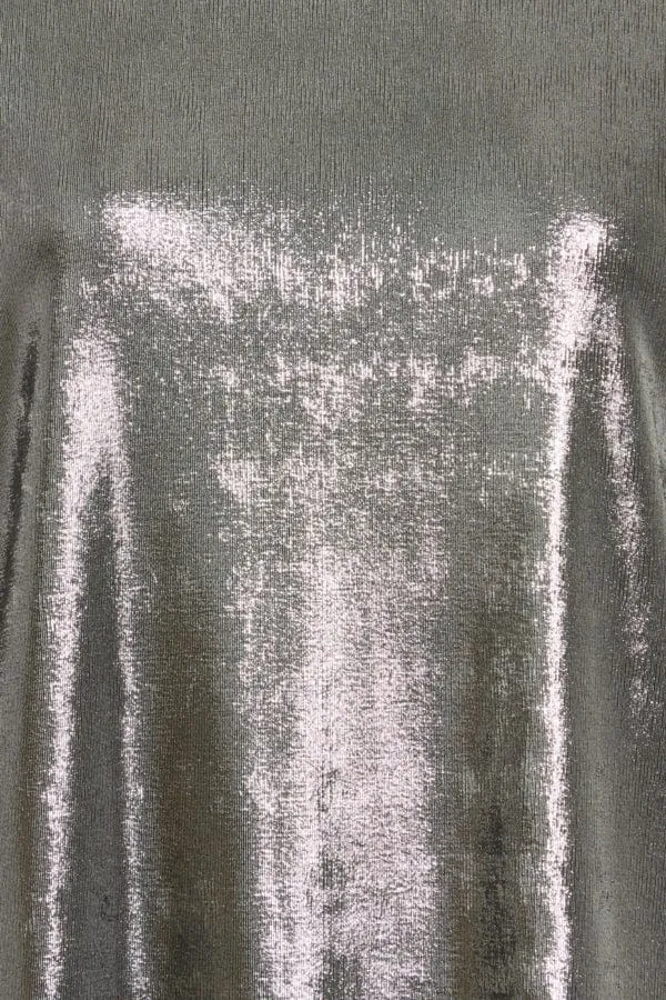 Fransa Slinky Top Gunmetal Grey