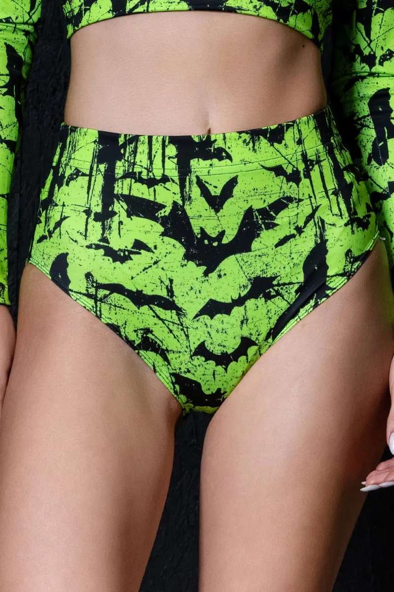Glowing Bats Booty Shorts