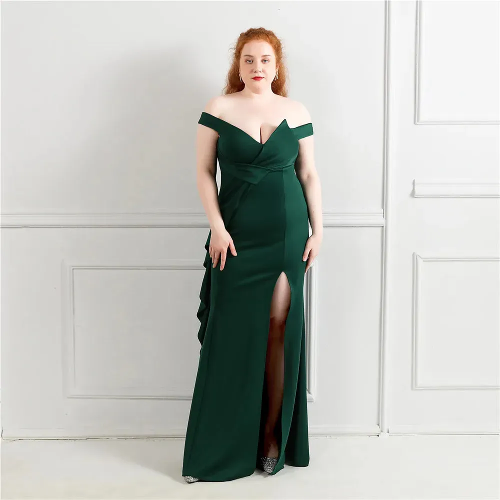 Graceful Slit Long Prom Dress