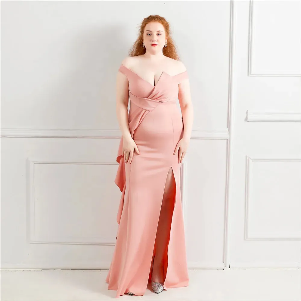 Graceful Slit Long Prom Dress