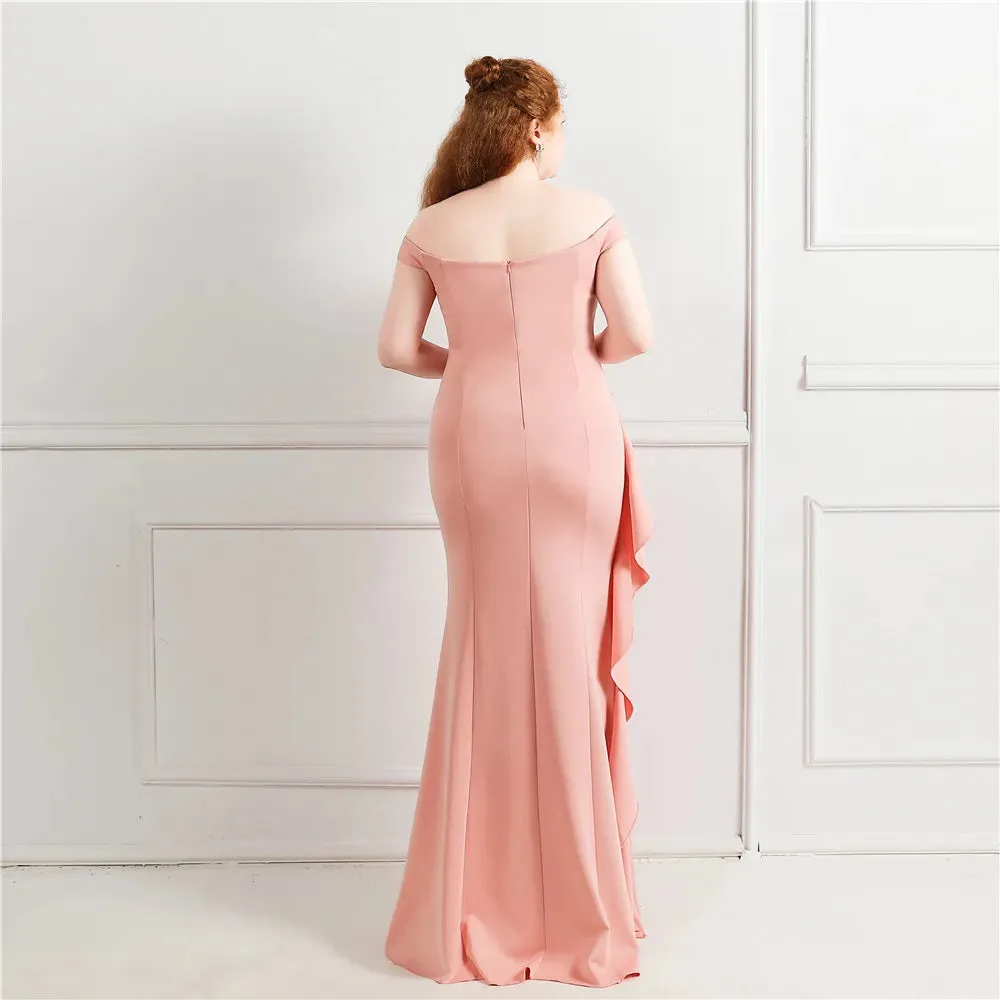 Graceful Slit Long Prom Dress