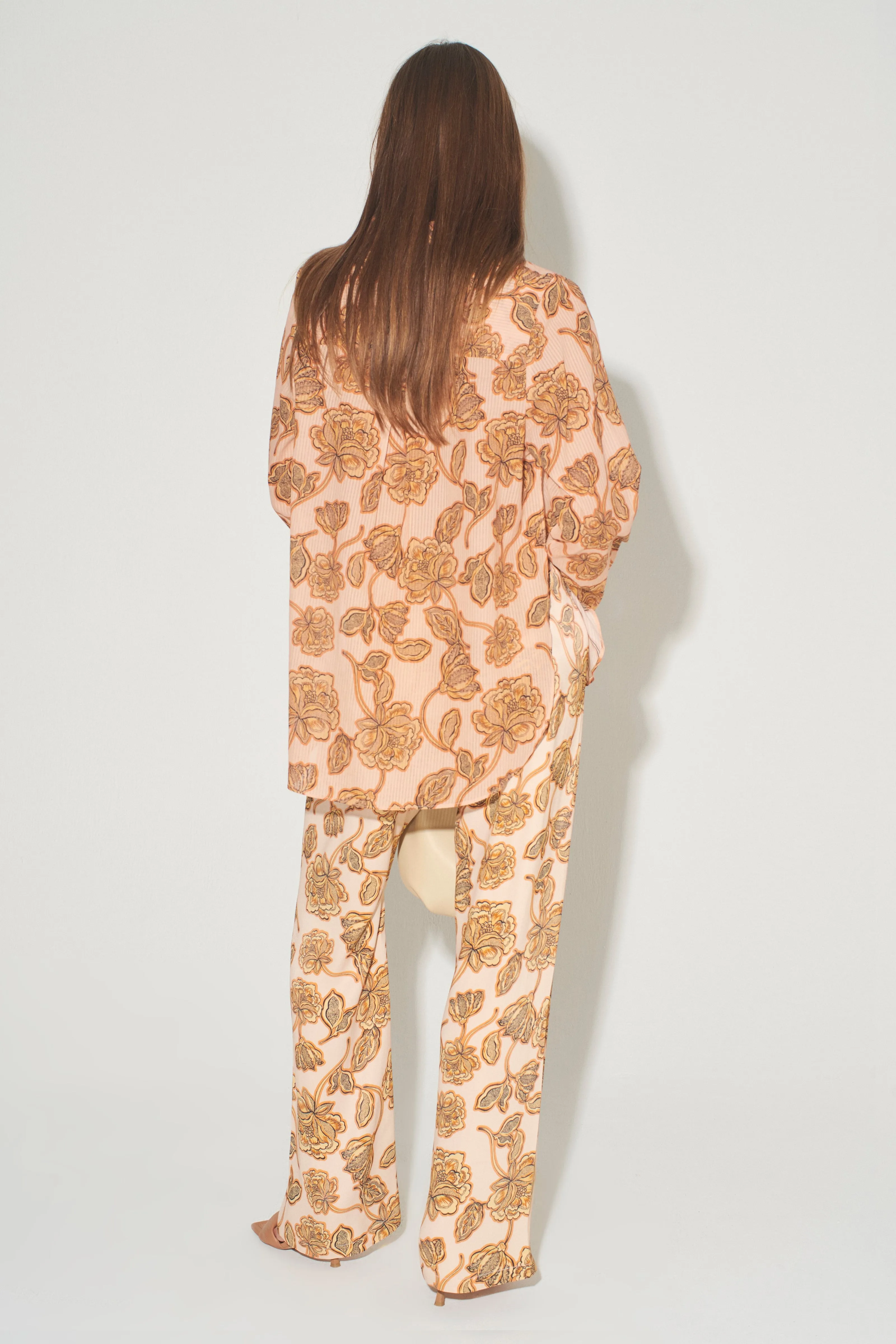 Hansen & Gretel | Alida Relaxed Pant - Peach Floral