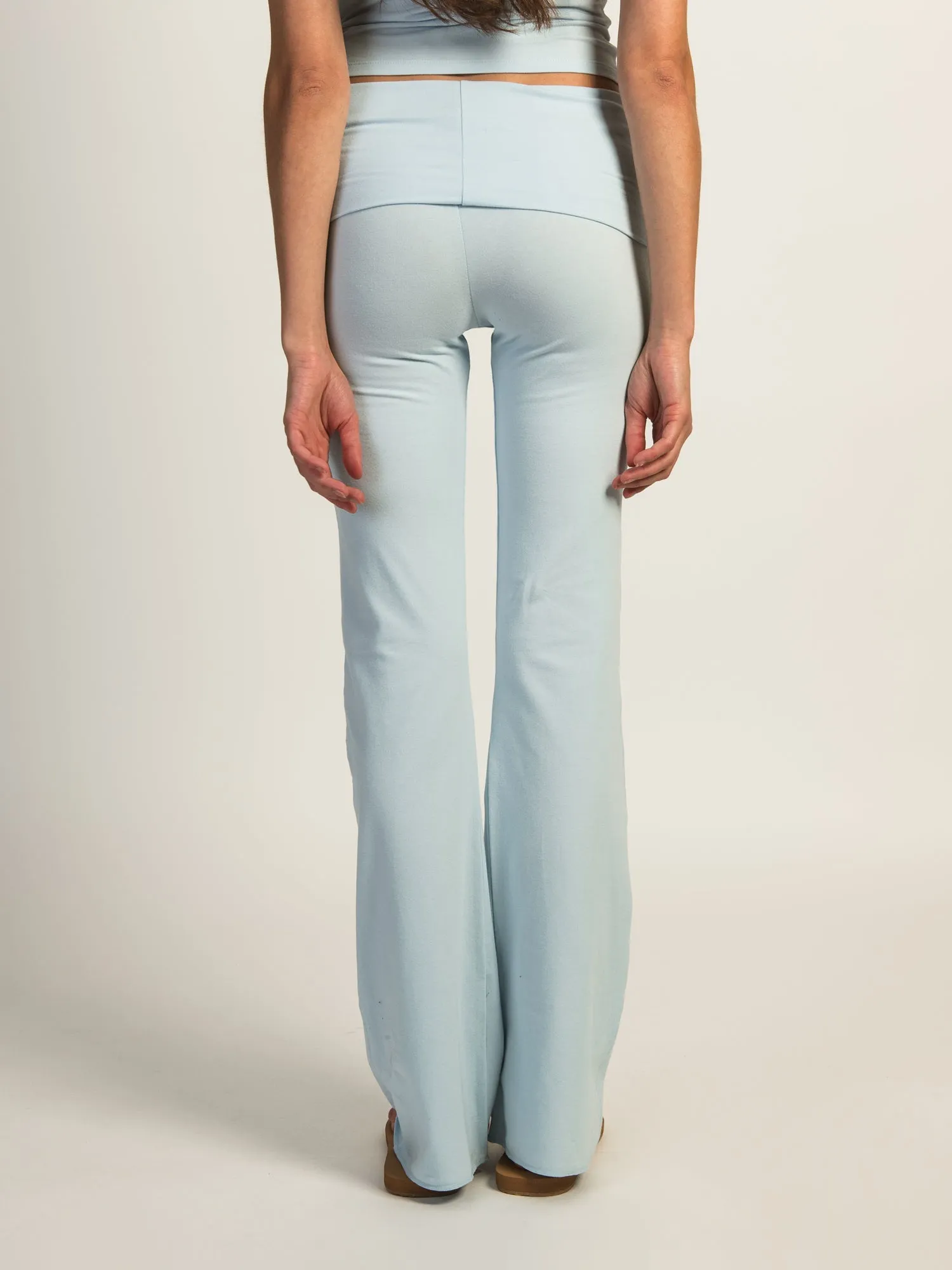 HARLOW GIA FOLDOVER PANT - BLUE