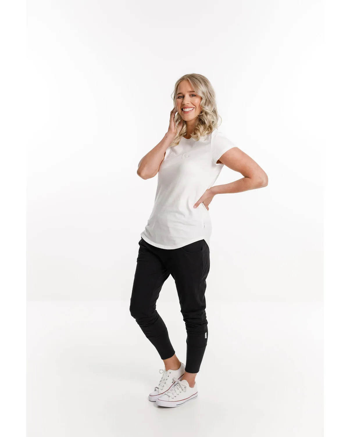 Home Lee Apartment Pants - Black with Matte Black X