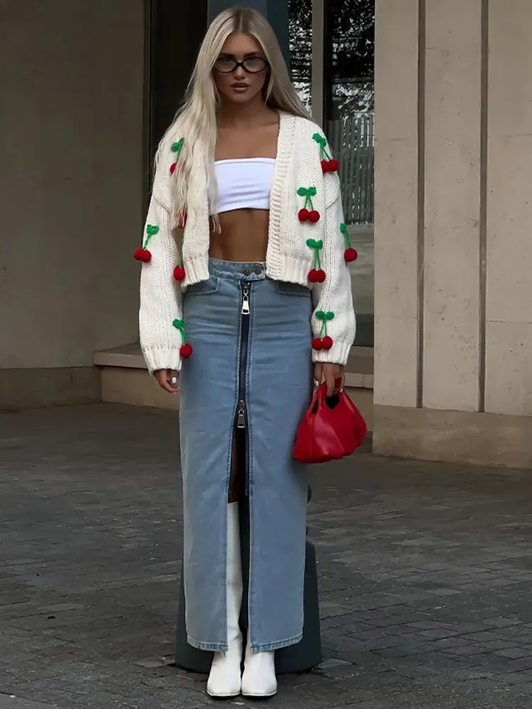 Ivyshape | Cute Cherry Cardigan