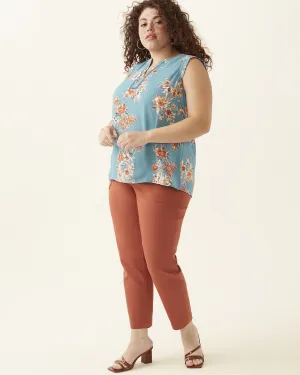 Jayden Ankle Pant | Red