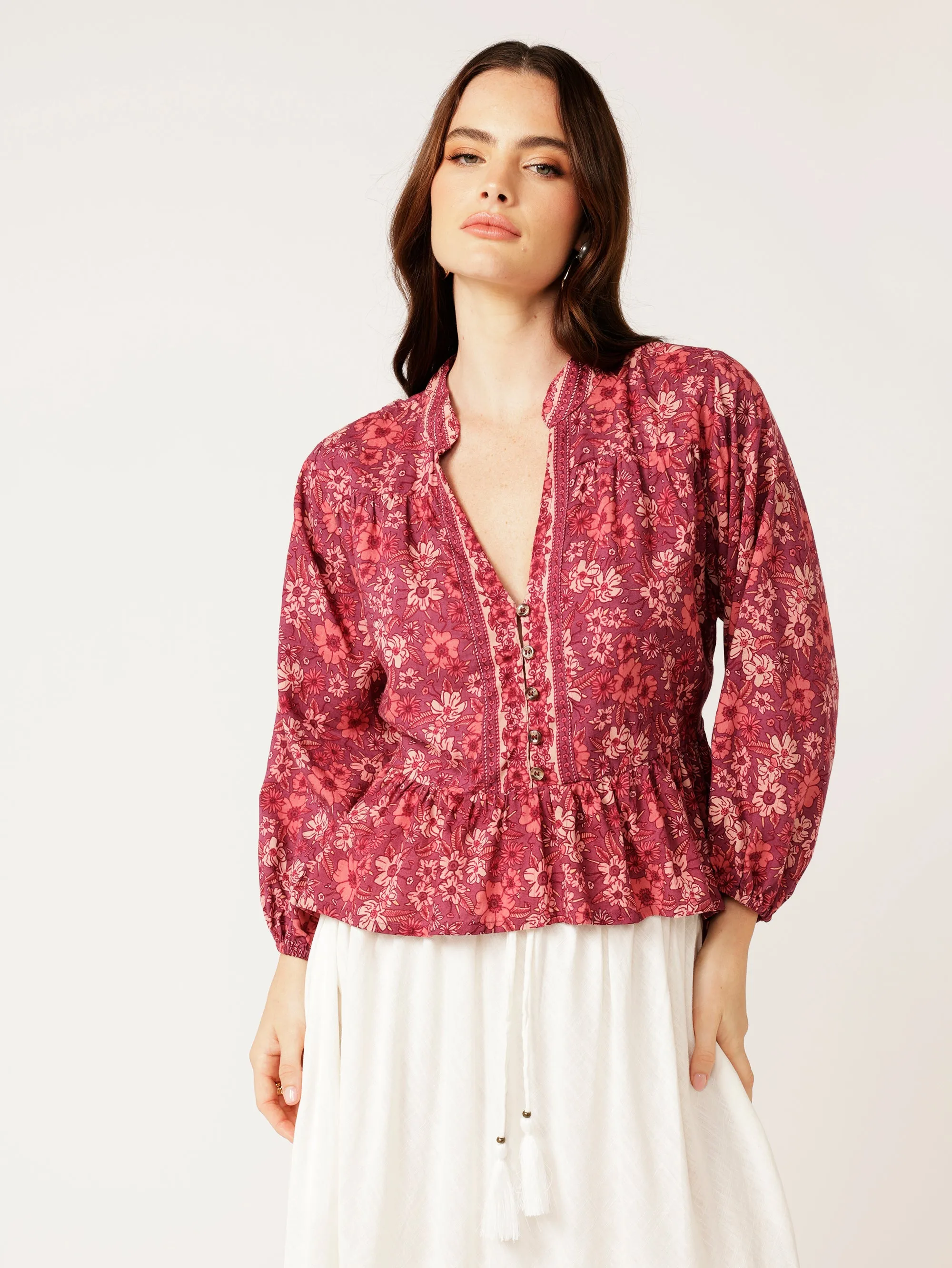 Jilly Blouse | Cherry Blossom