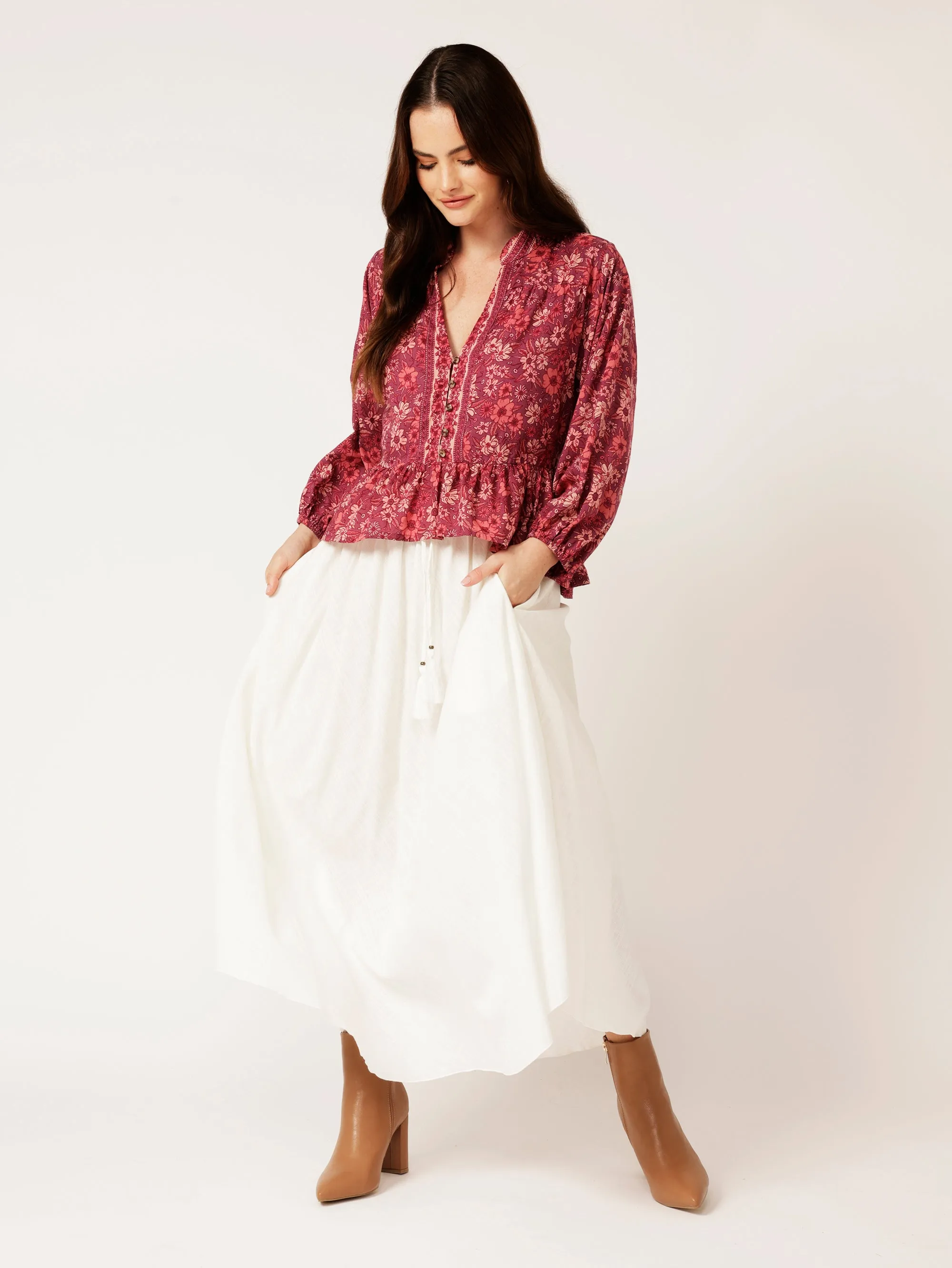 Jilly Blouse | Cherry Blossom