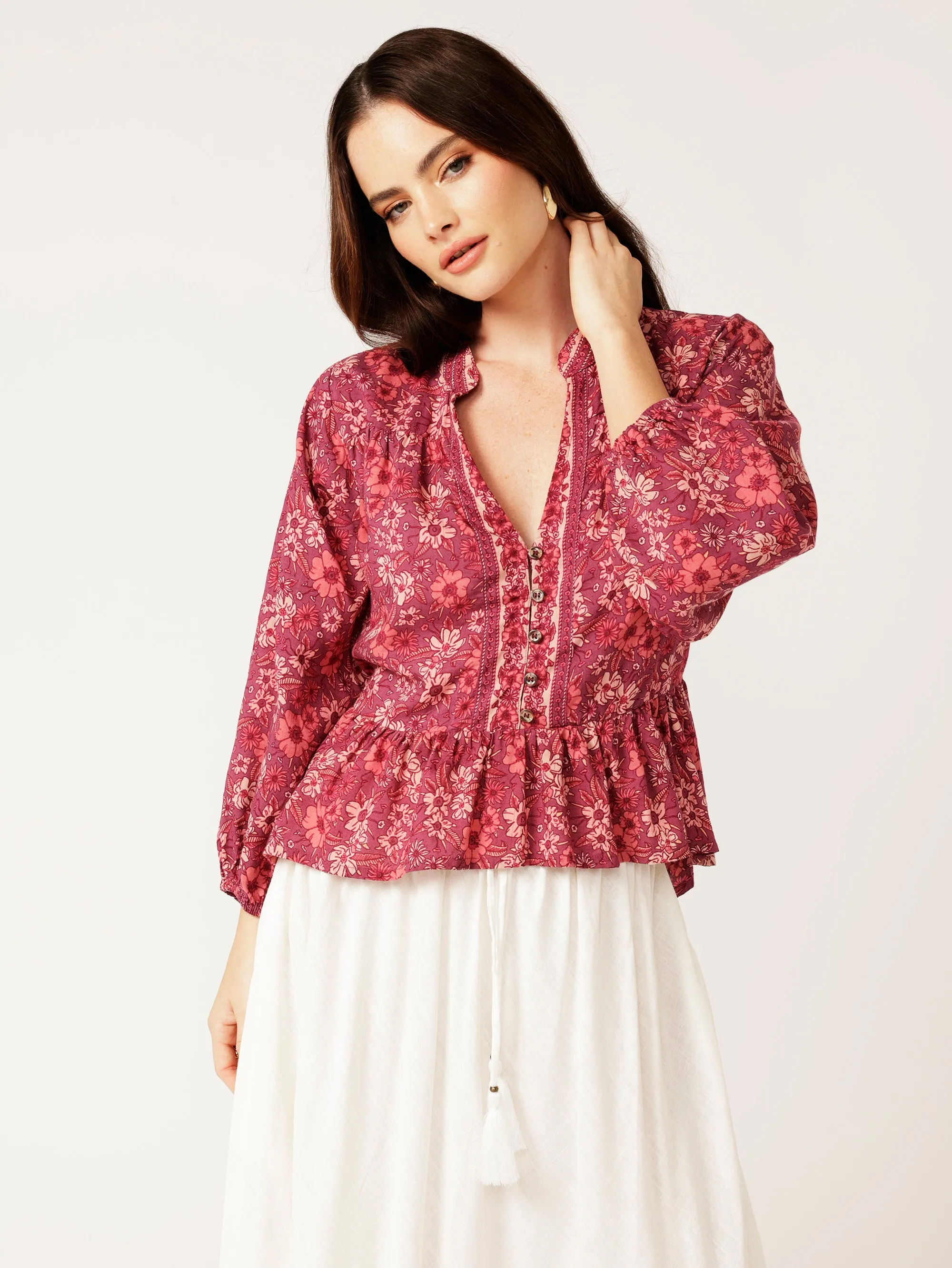 Jilly Blouse | Cherry Blossom