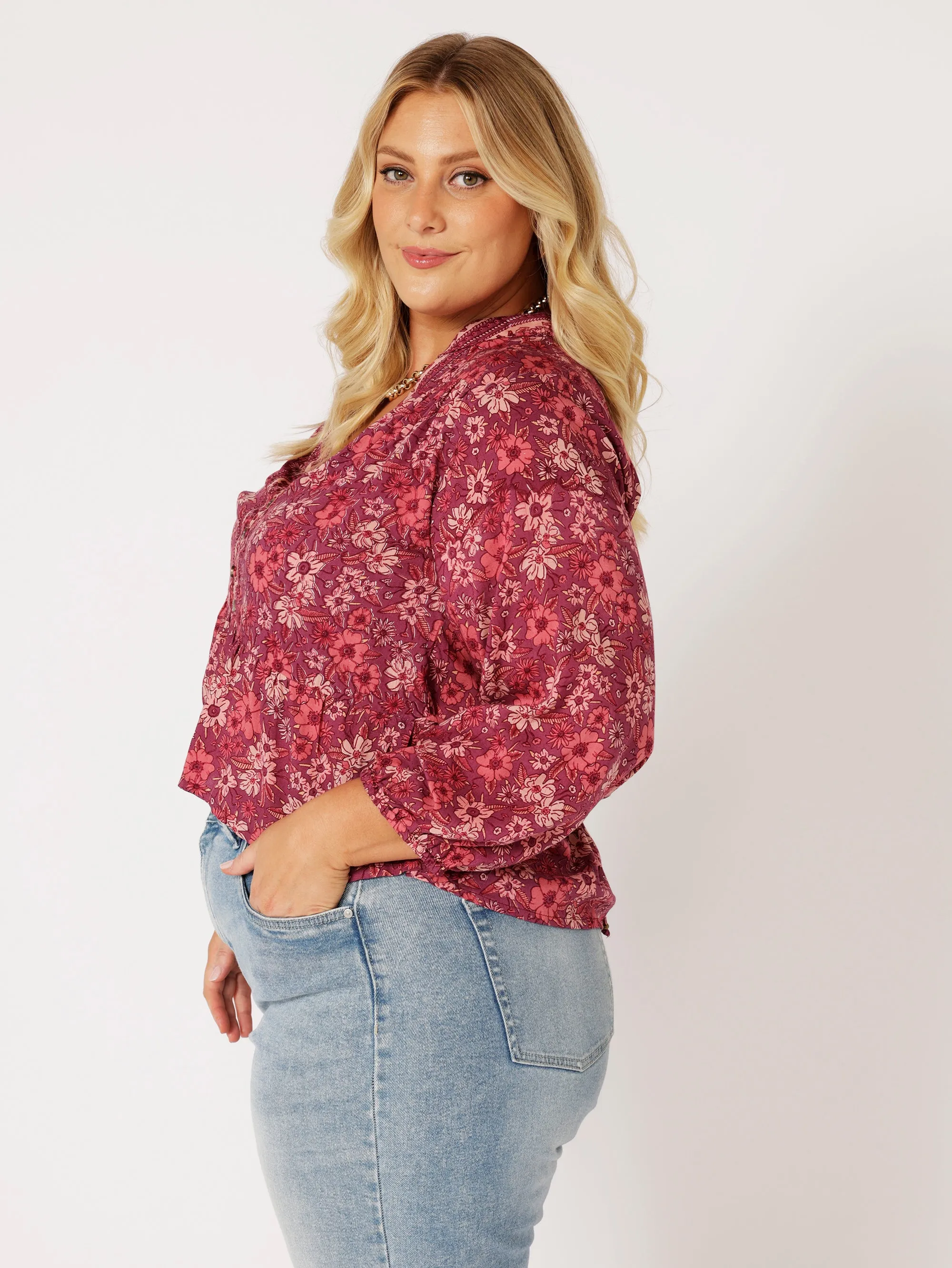 Jilly Blouse | Cherry Blossom