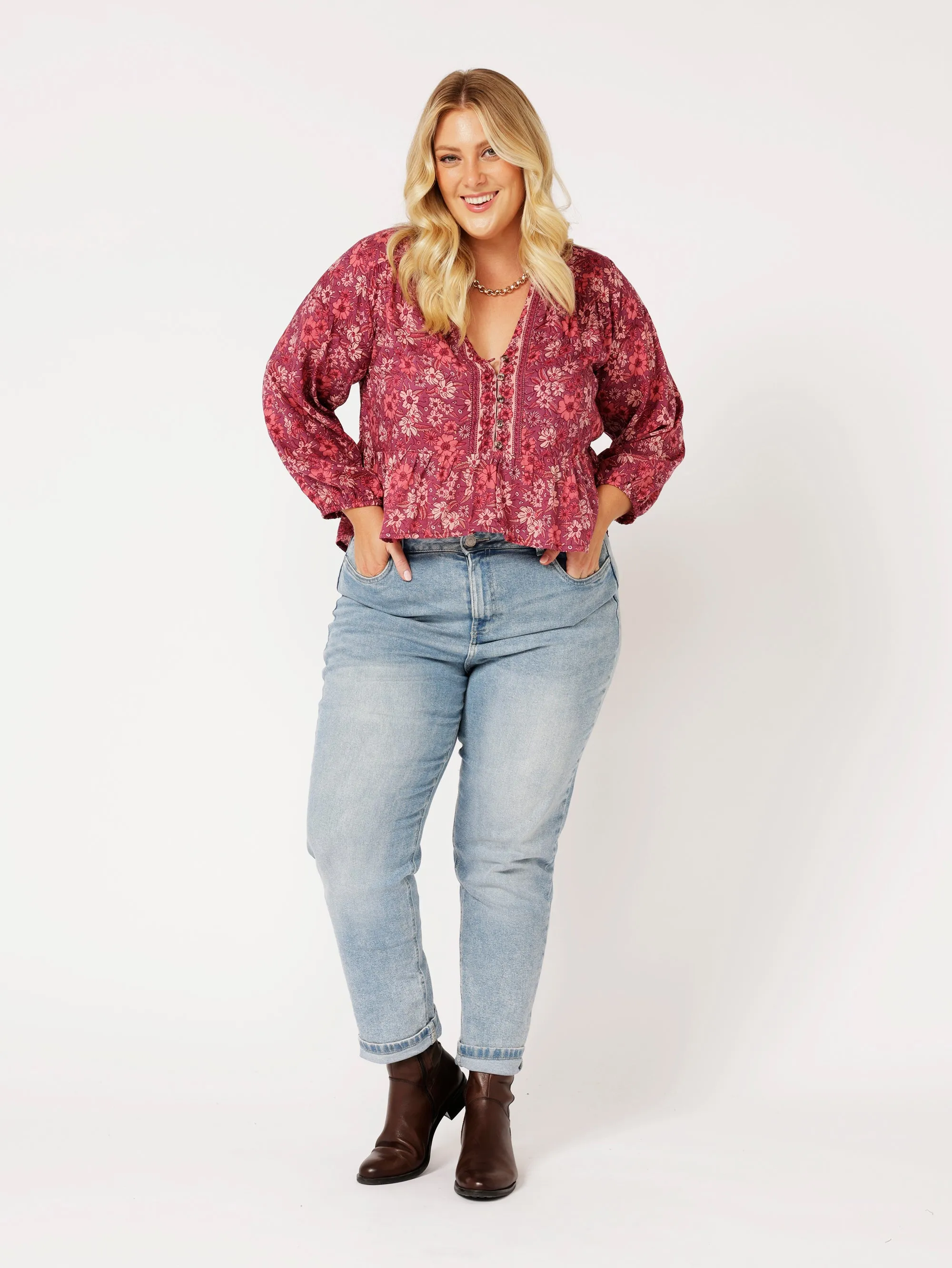 Jilly Blouse | Cherry Blossom