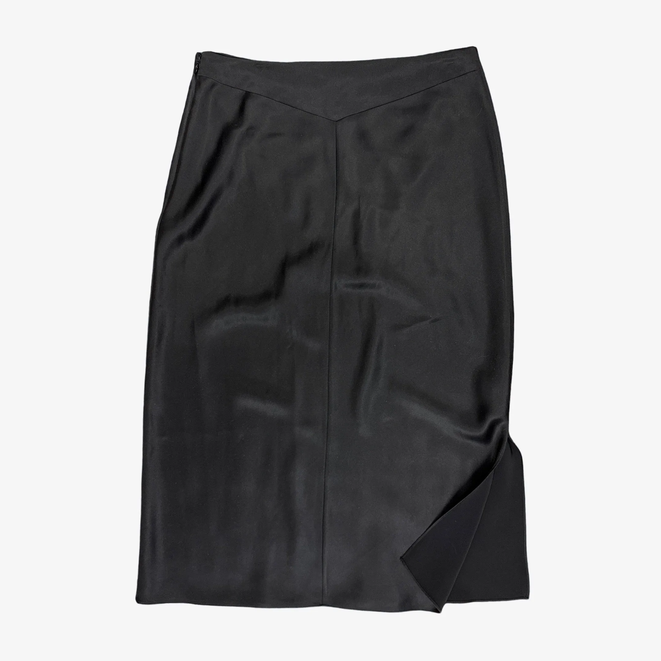 Joseph Black Silk Skirt