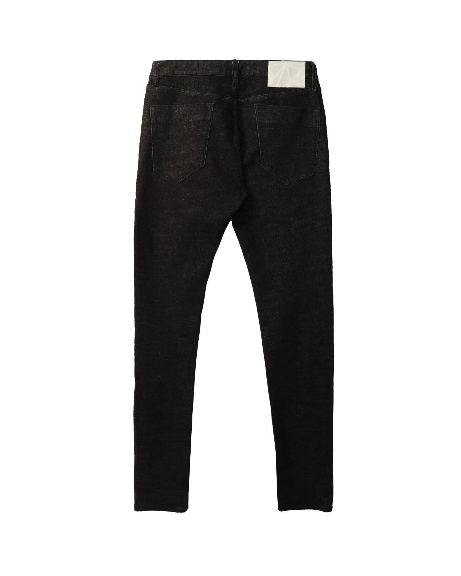 Konus Men's Black Denim With Print On Side Seams