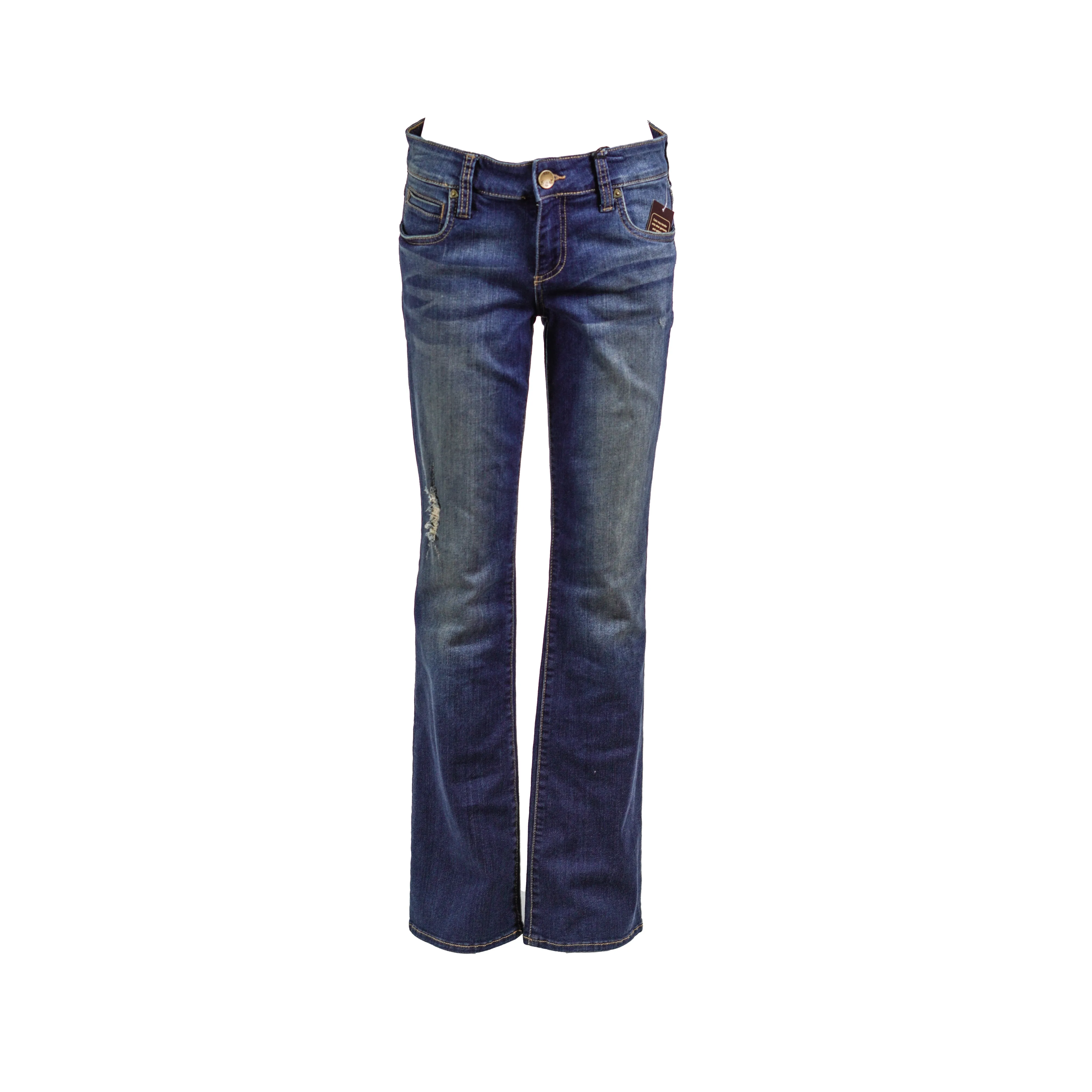Kut from the Kloth Women's Natalie Extra Wash Bootcut Jeans Medium Blue Size 4
