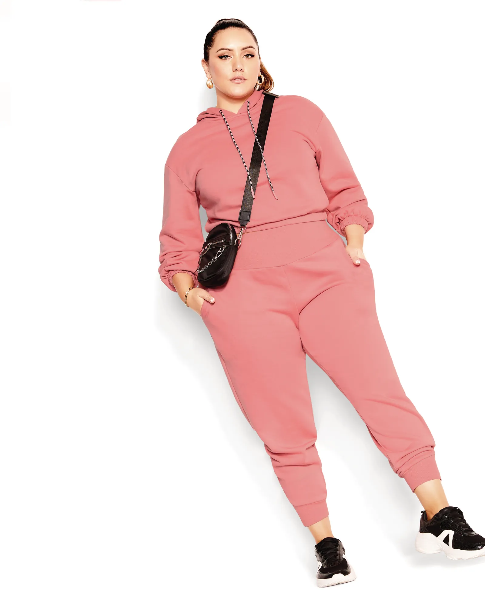 Lounger Cotton-Blend Jogger | Tea Rose