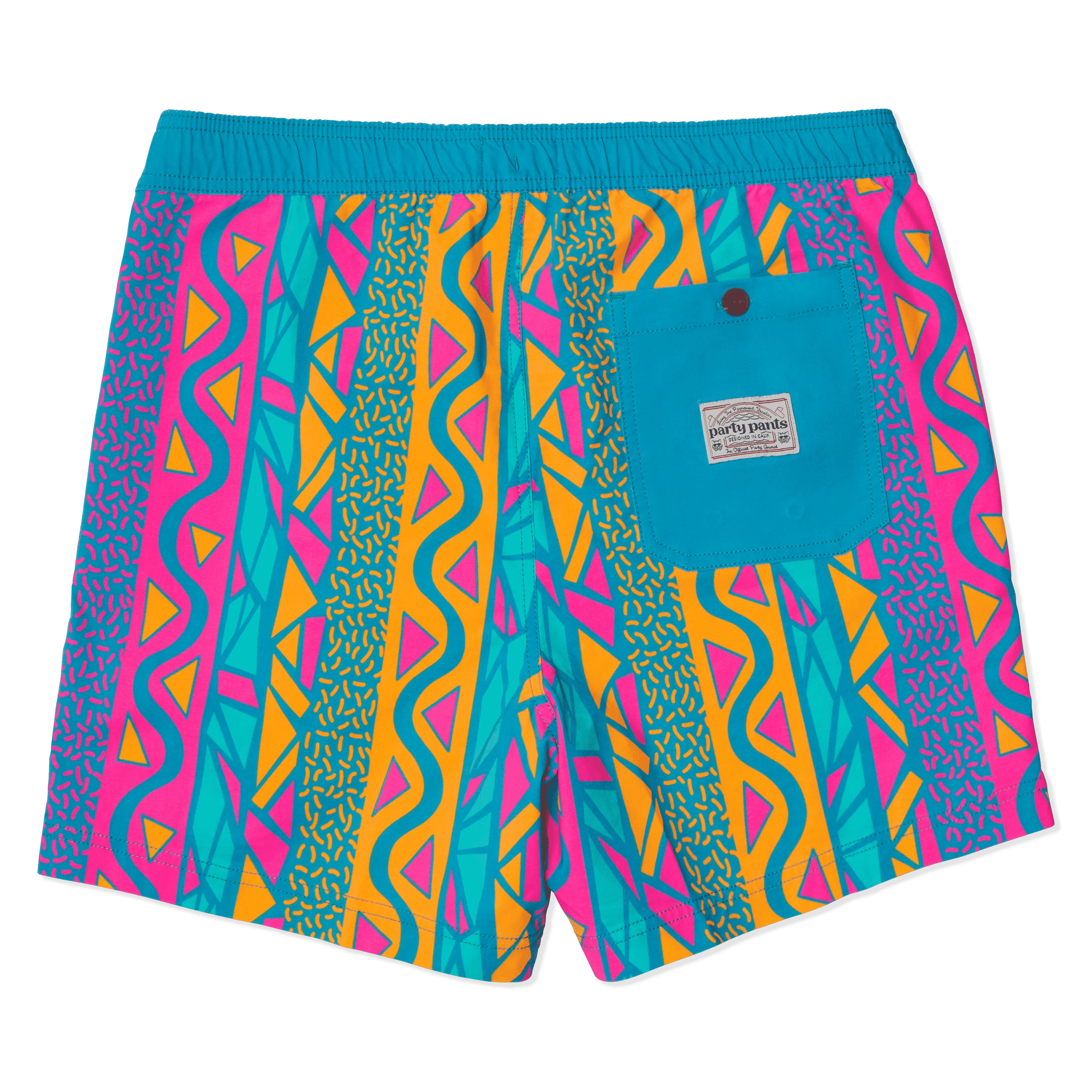 Maui Wowie Teal Party Starter Shorts