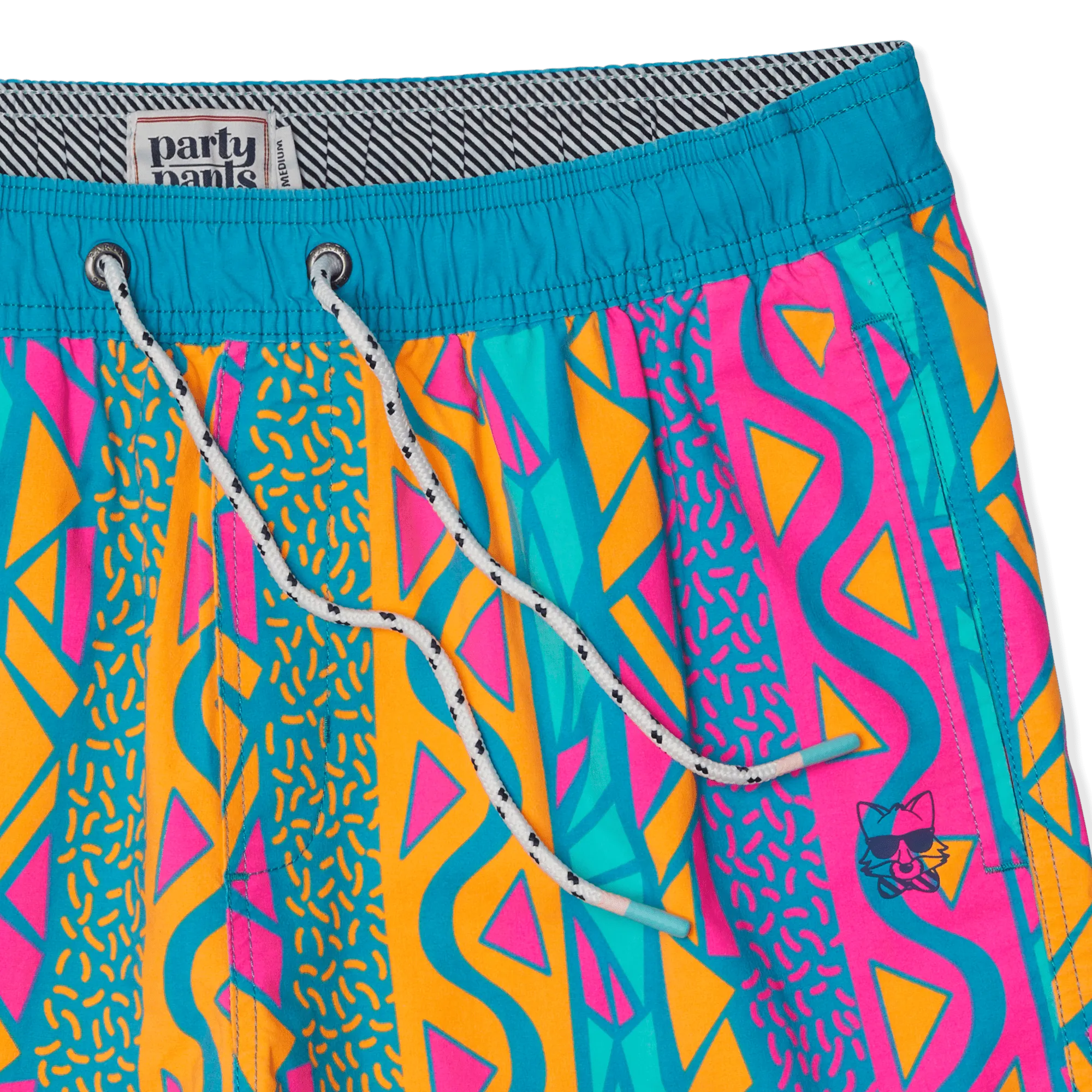 Maui Wowie Teal Party Starter Shorts