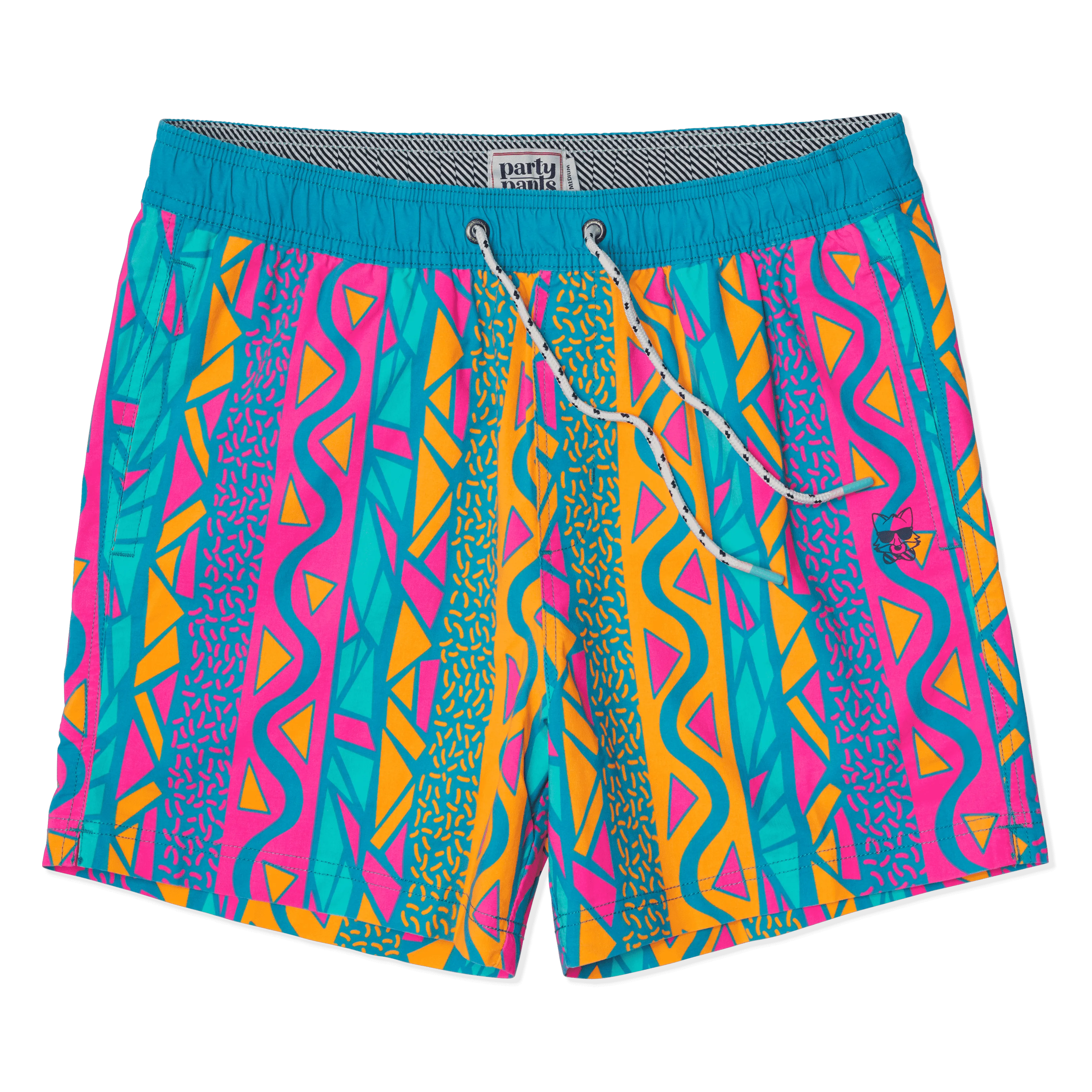 Maui Wowie Teal Party Starter Shorts