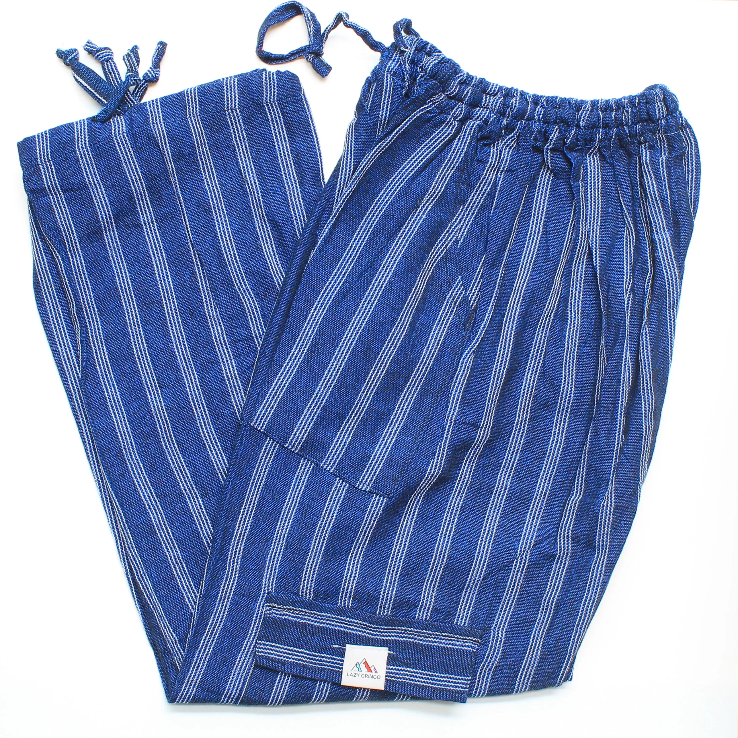 (Medium) Blue with four White stripes 0236
