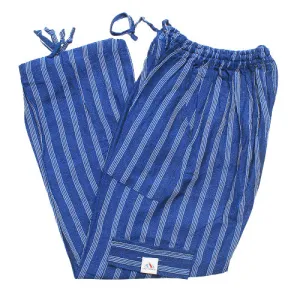 (Medium) Blue with four White stripes 0236